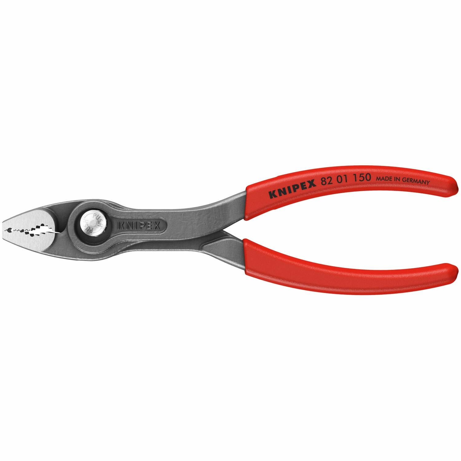Knipex 00 19 61 V01 TwinGrip Plastic Dipped Pliers Set and Tool Roll, 6", 8" and 10"