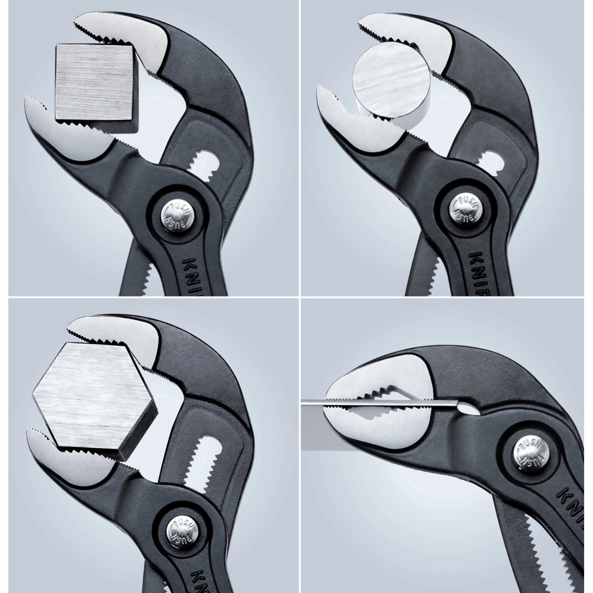 Knipex 00 20 72 V06 2 Pc Mini Pliers in Belt Pouch - Cobra and Needle-Nose