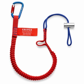Knipex 00 50 12 T BKA 38" Tool Tethering Lanyard with Captive Eye Carabiner up to 13 lbs.
