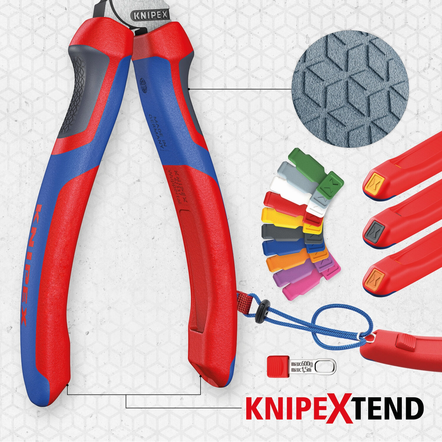 Knipex 03 02 160 KnipeXtend Combination Pliers, 6 1/4"