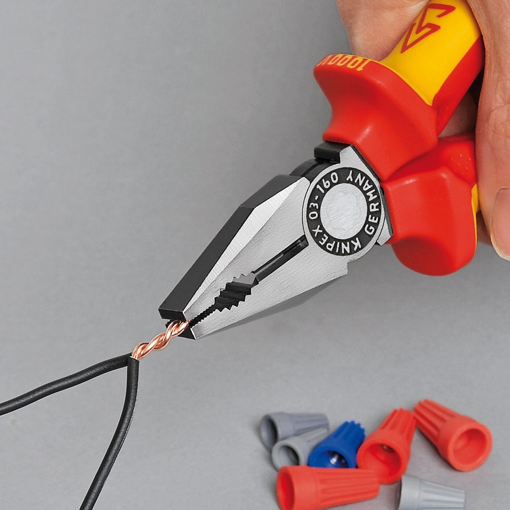 Knipex 03 08 160 SBA 6 1/4" Combination Pliers-1000V Insulated