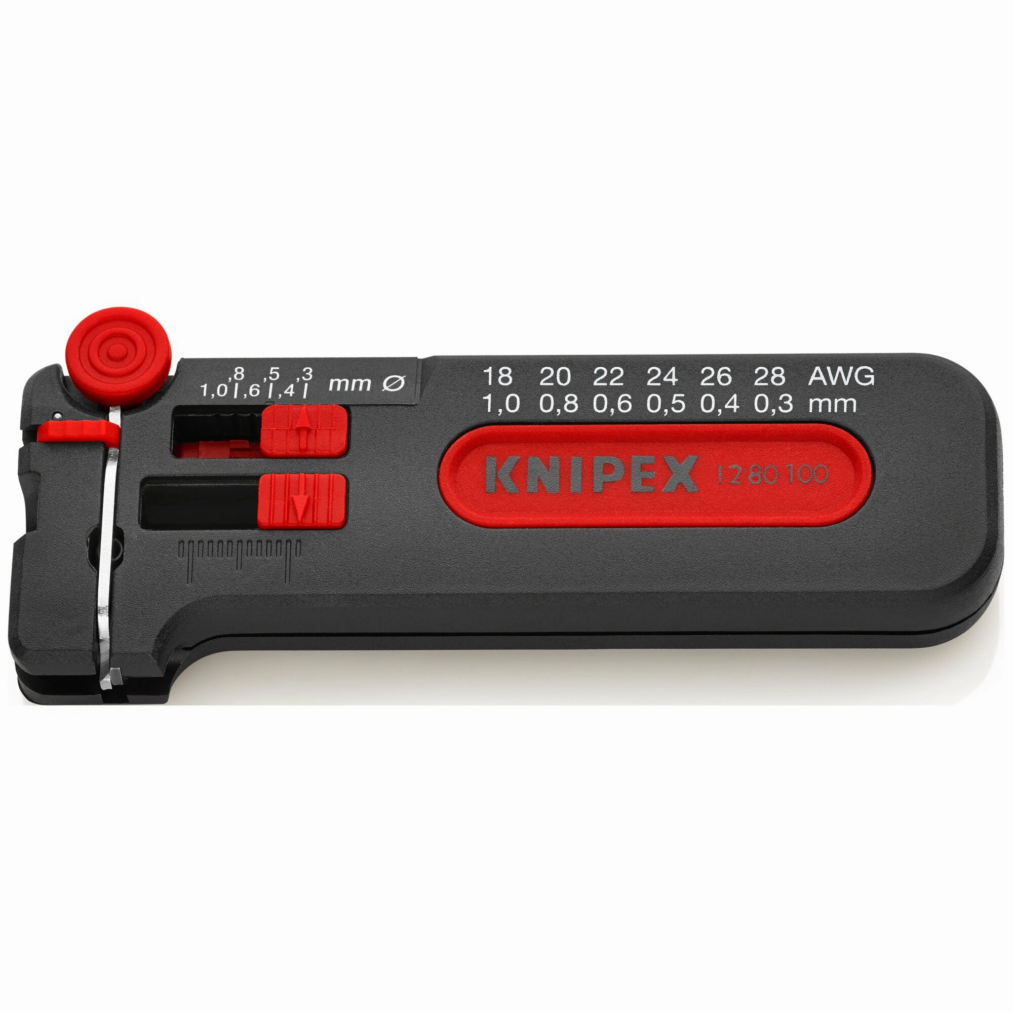 Knipex 12 80 100 SB 4" Mini Wire Stripper 18-28 AWG