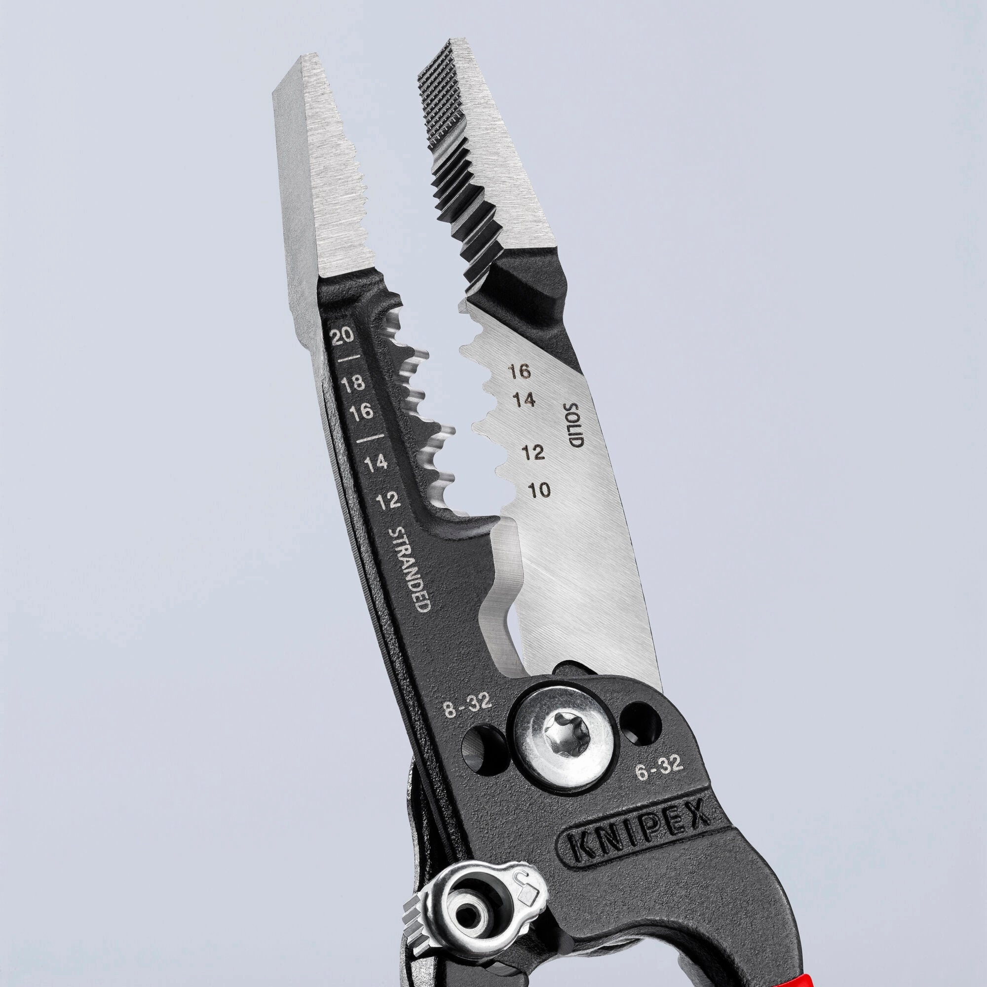 Knipex 13 71 8 SBA 8" Forged Wire Stripper 20-10 AWG
