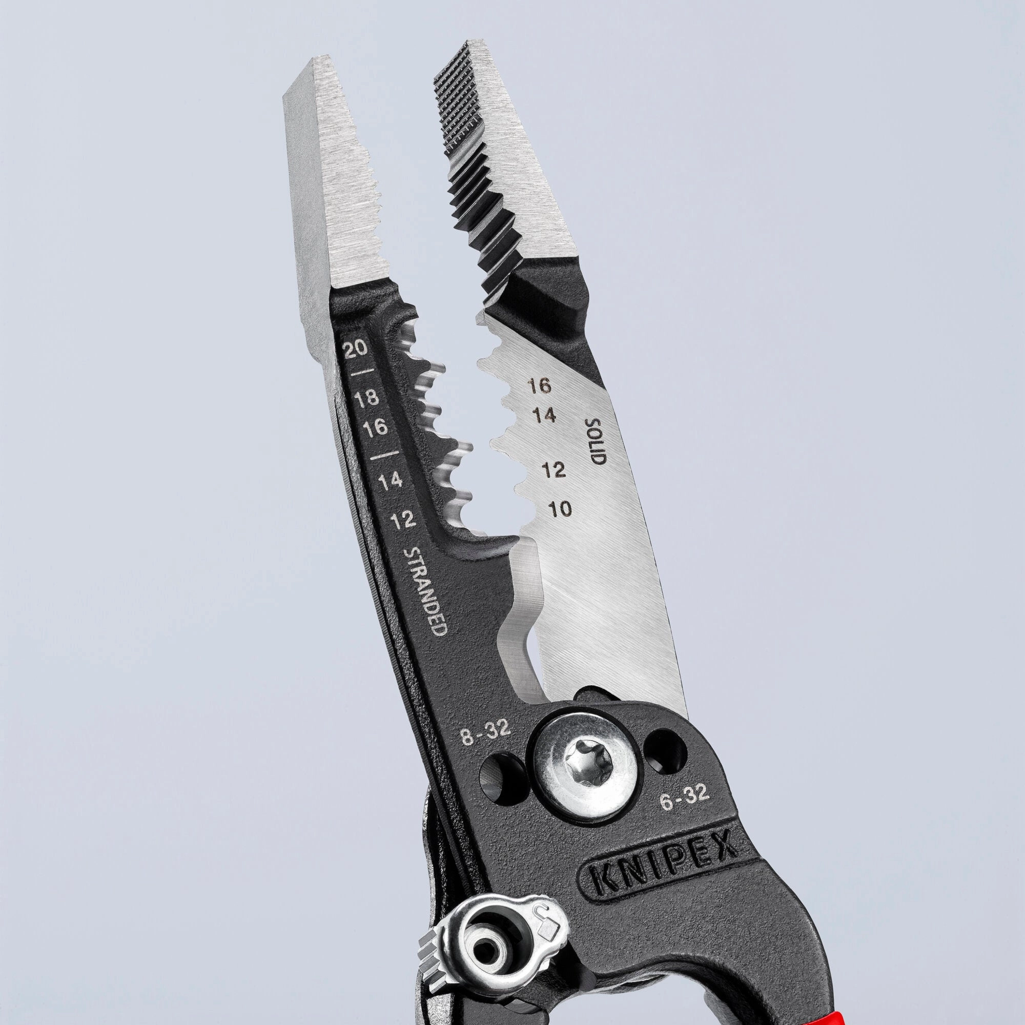 Knipex 13 72 8 8" Forged Wire Stripper 20-10 AWG