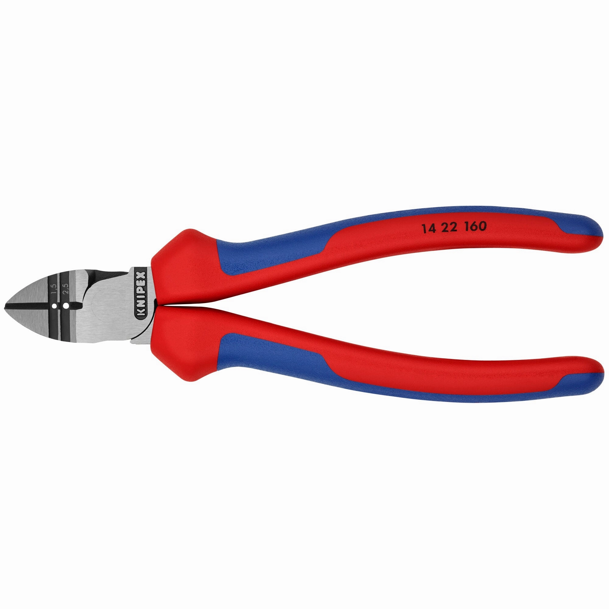 Knipex 14 22 160 6 1/4" Diagonal Cutting Pliers with Stripper - Old Version