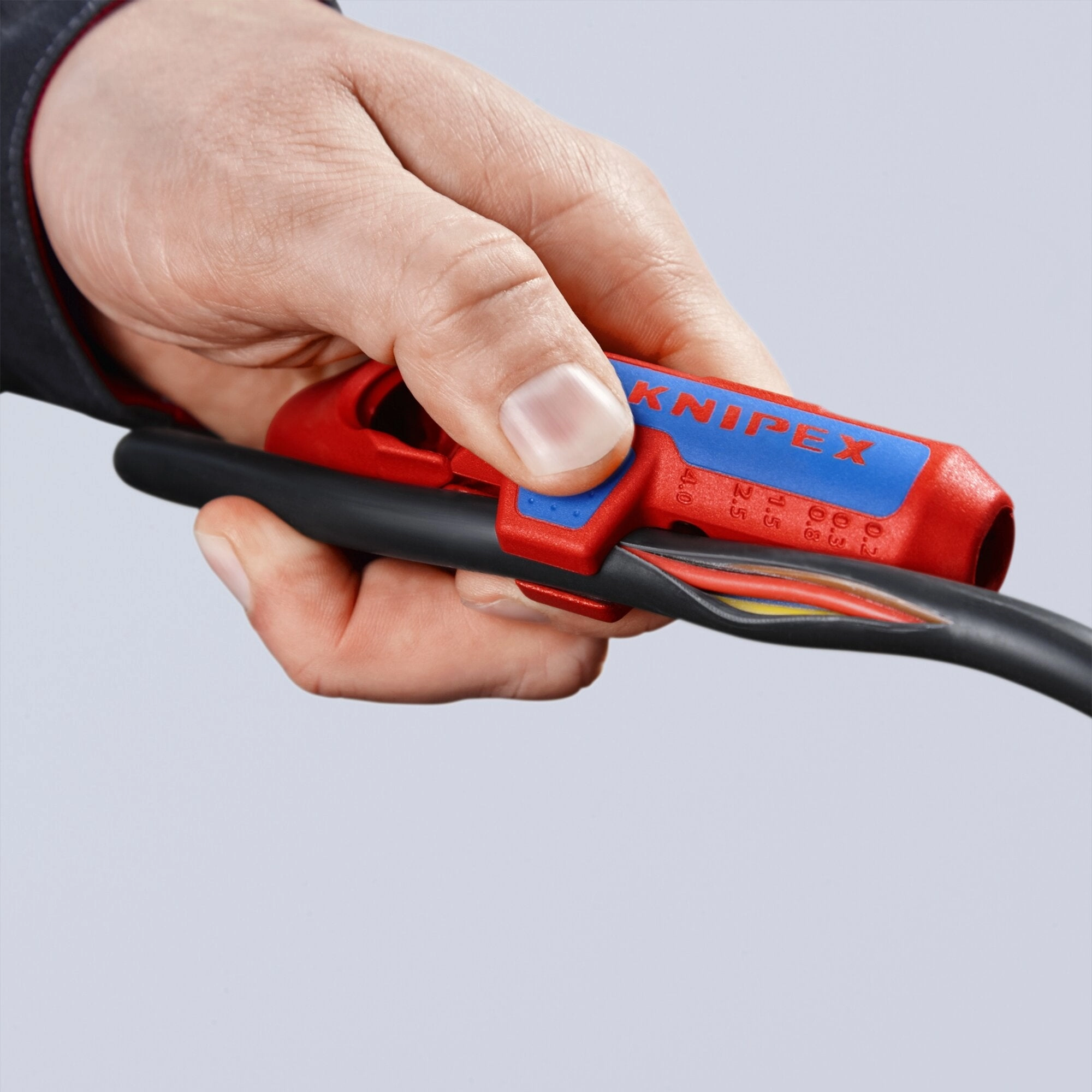 Knipex 16 95 02 SB 5 1/4" KNIPEX ErgoStrip Universal Dismantling Tool, Left-Handed