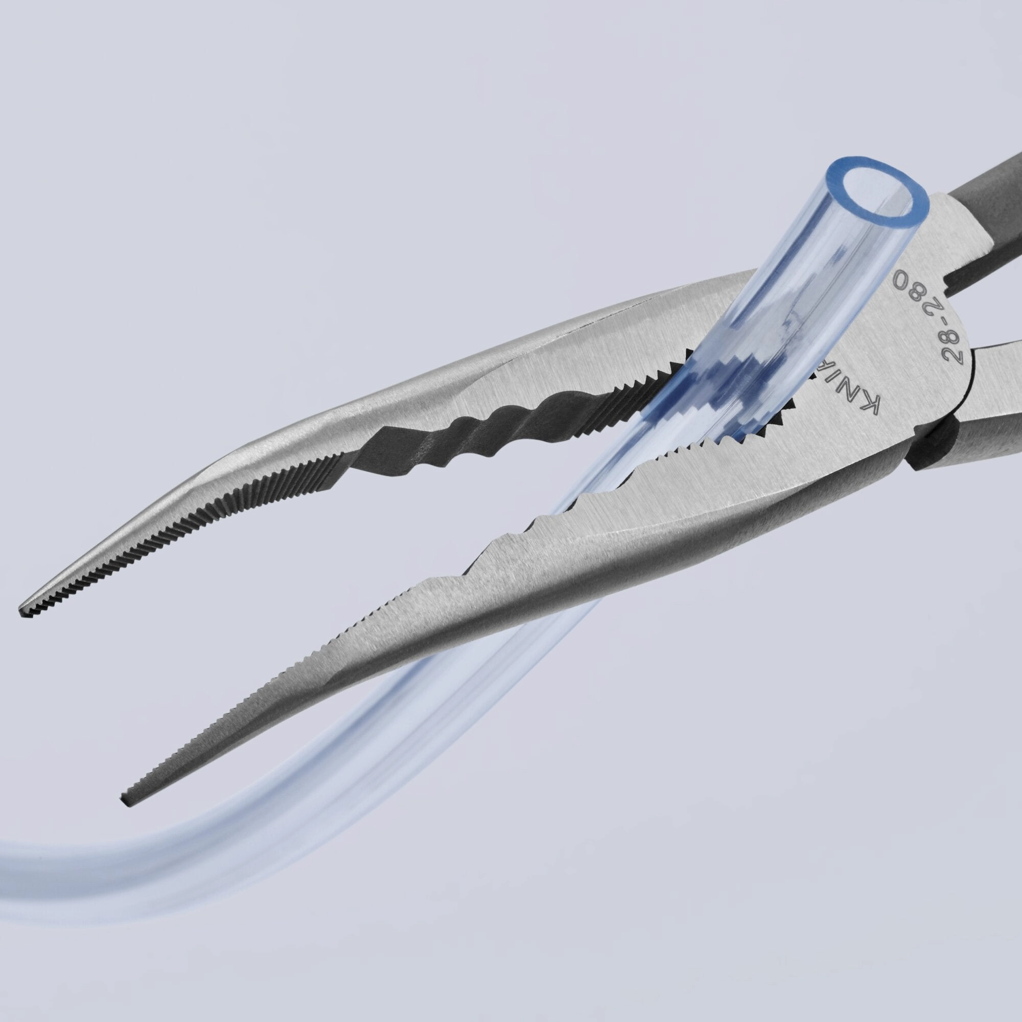 Knipex 28 81 280 11" Extra Long Needle-Nose 45 Angled Pliers