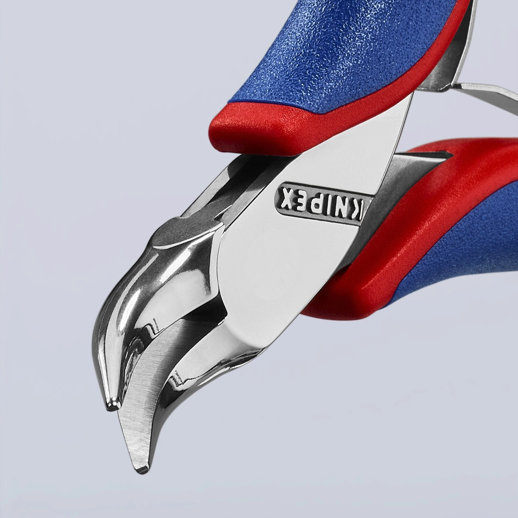 Knipex 35 42 115 4 1/2" Electronics 45 Angled Pliers-Half Round Tips