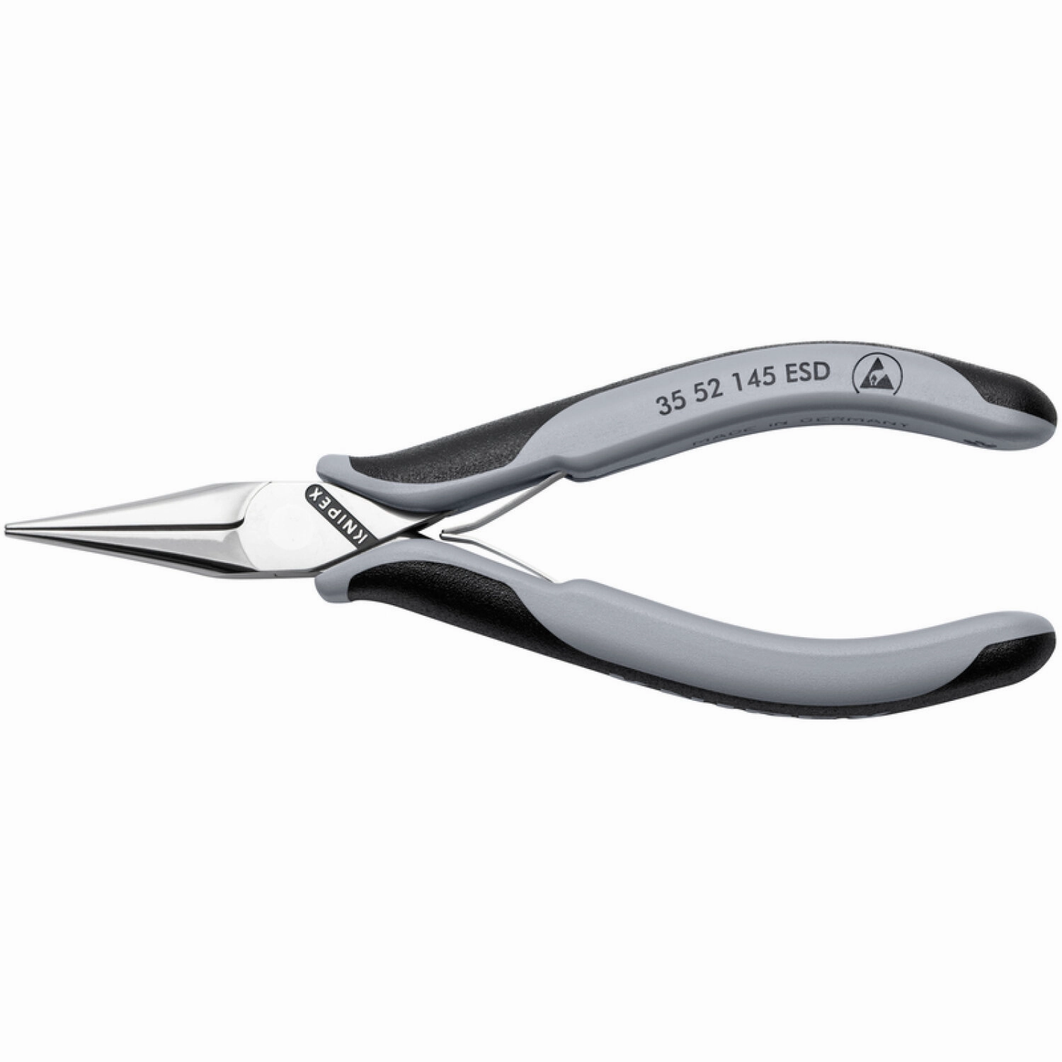Knipex 35 52 145 ESD 5 3/4" Electronics Pliers-Flat Tips, ESD Handles