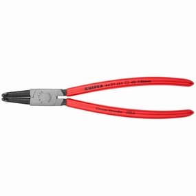 Knipex 44 21 J31 8 1/2" Internal 90 Angled Snap Ring Pliers-Forged Tips