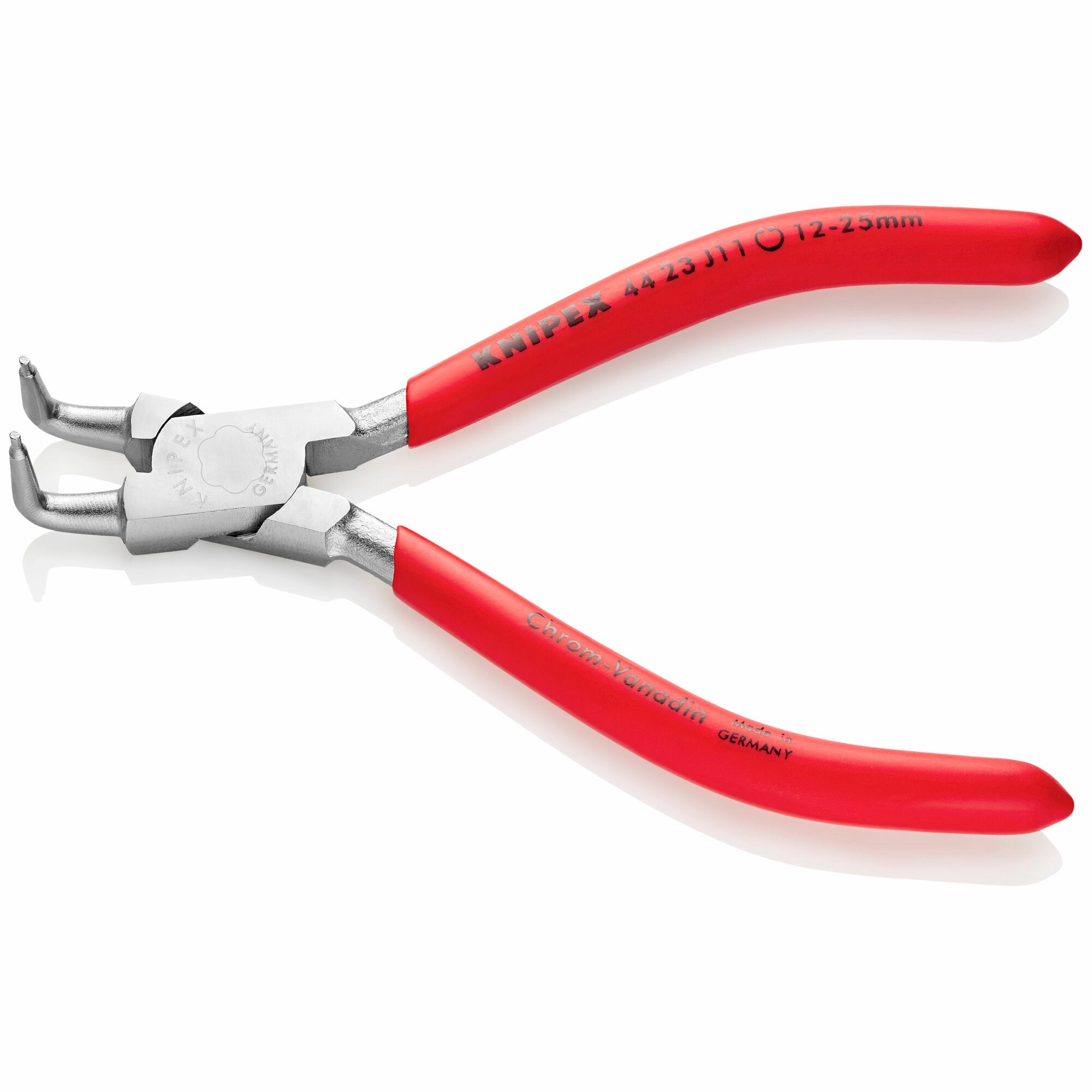 Knipex 44 23 J11 5" Internal 90 Angled Snap Ring Pliers-Forged Tips