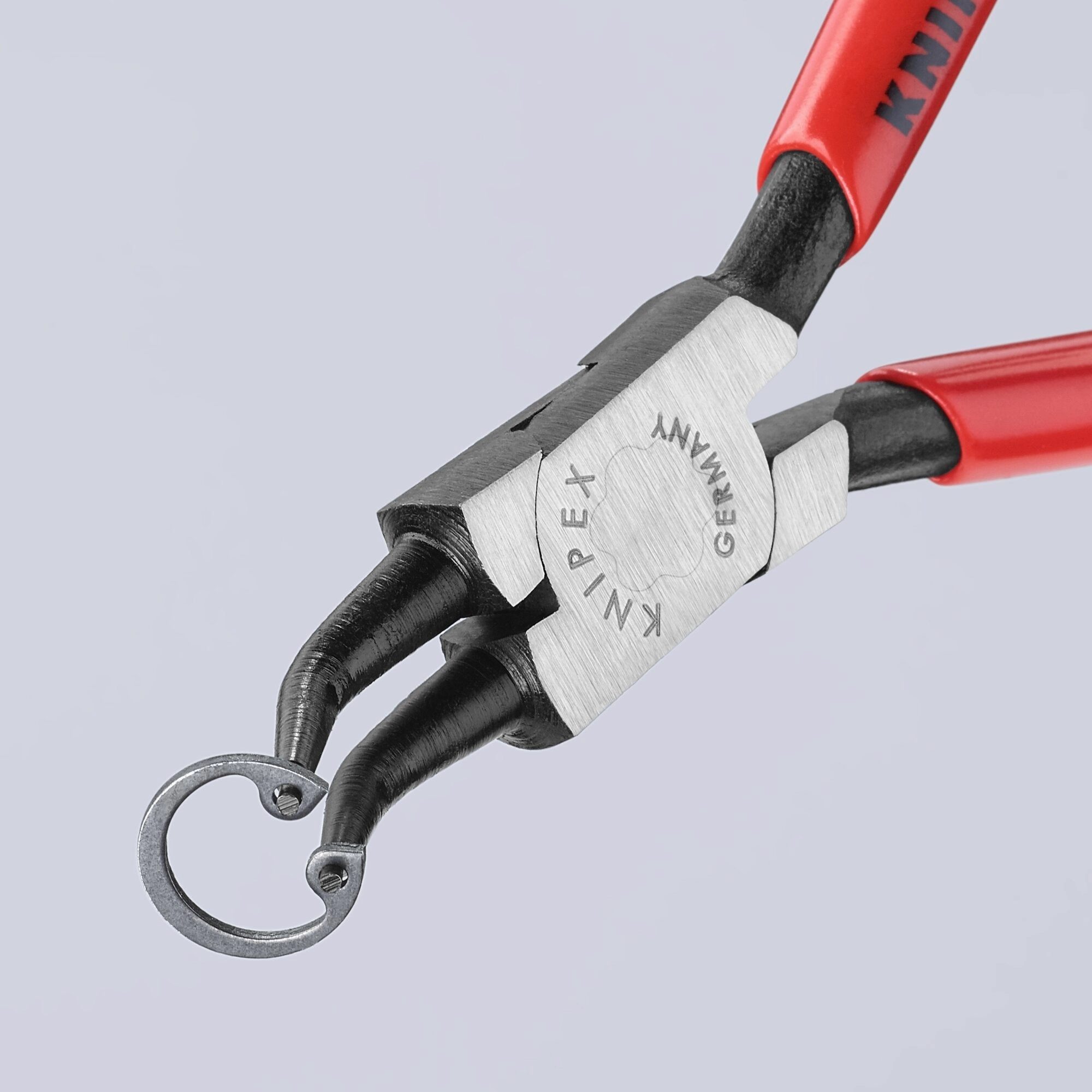 Knipex 44 31 J12 SBA 5 1/2" Internal 45 Angled Snap Ring Pliers-Forged Tips