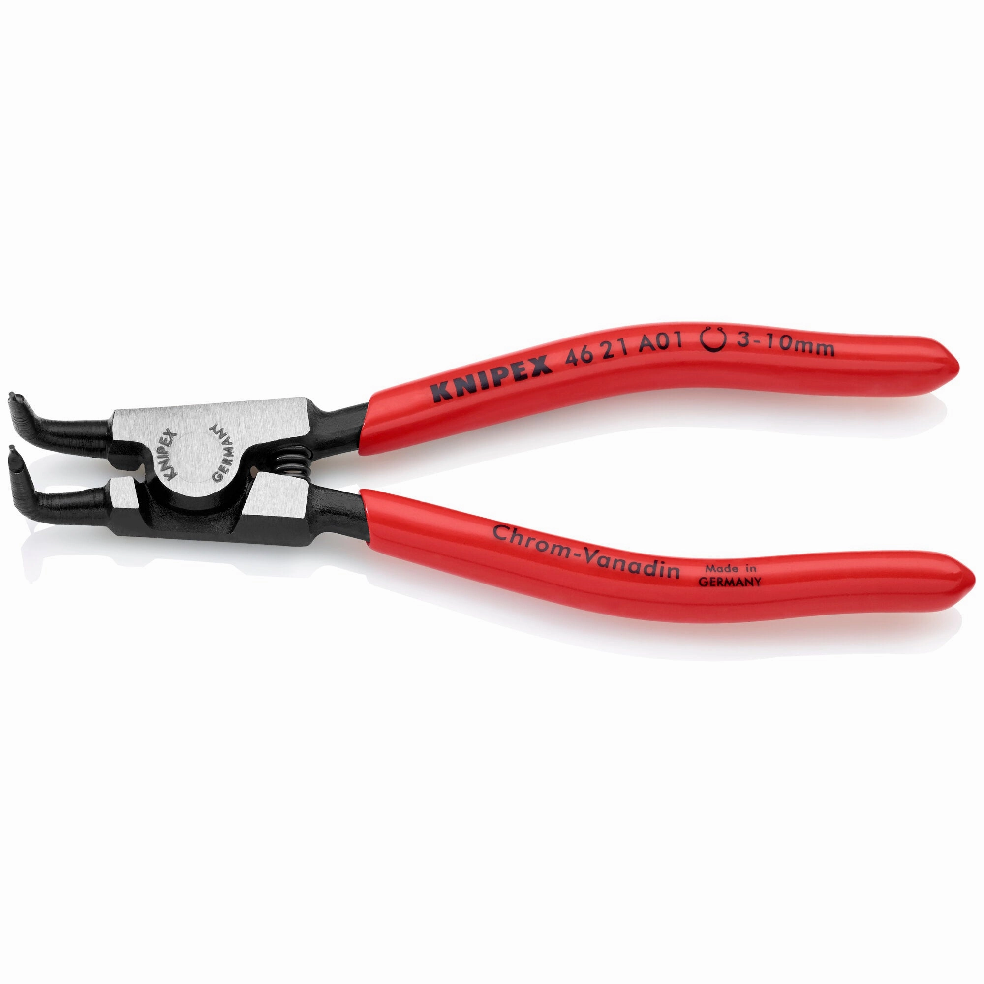 Knipex 46 21 A01 5" External 90 Angled Snap Ring Pliers-Forged Tips