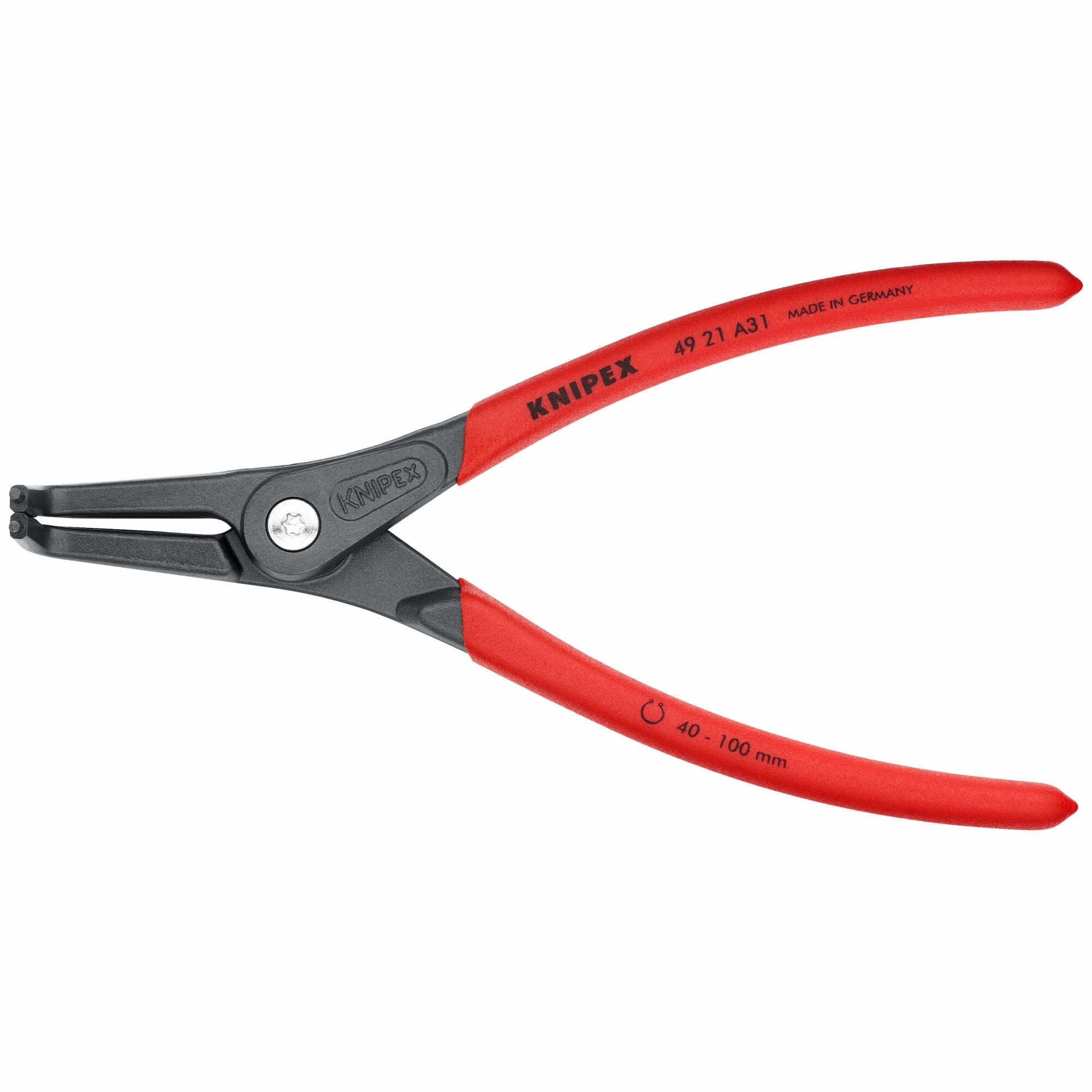 Knipex 49 21 A31 8 1/4" External 90 Angled Precision Snap Ring Pliers