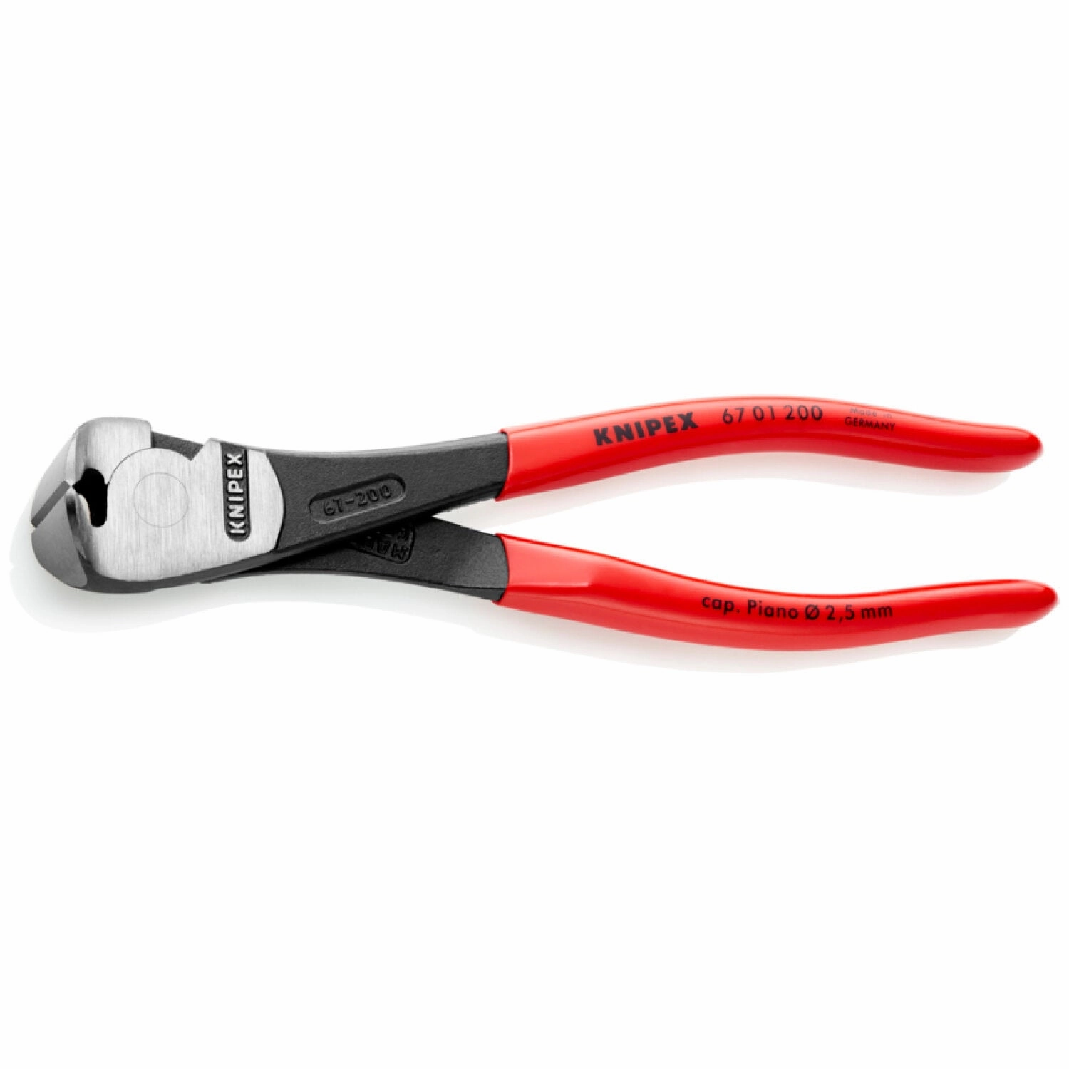 Knipex 67 01 200 SBA High Leverage End Cutting Nippers