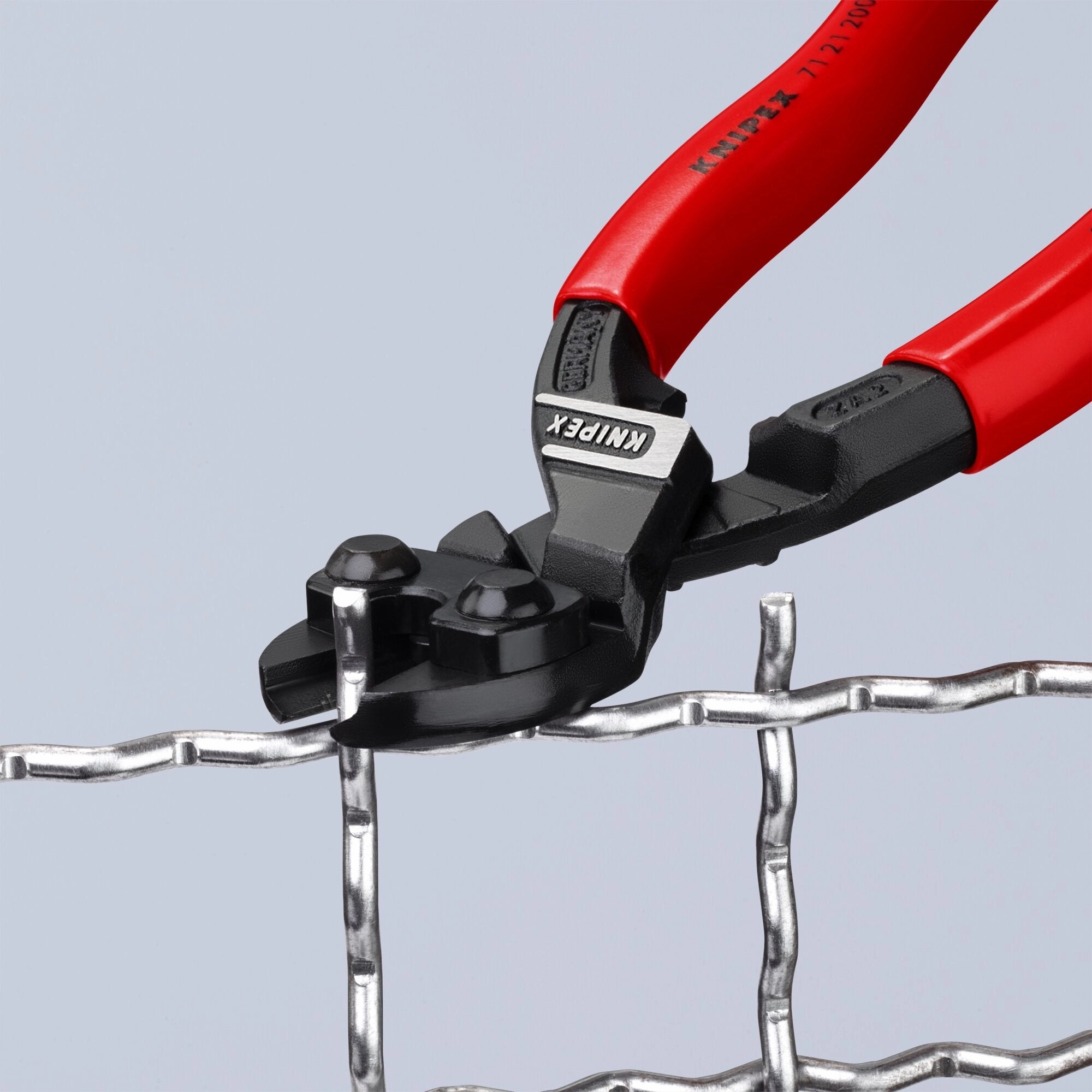Knipex 71 21 200 8" CoBolt High Leverage 20 Angled Compact Bolt Cutters