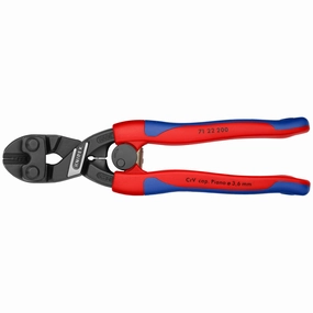 Knipex 71 22 200 SBA 8" CoBolt High Leverage 20 Angled Compact Bolt Cutters