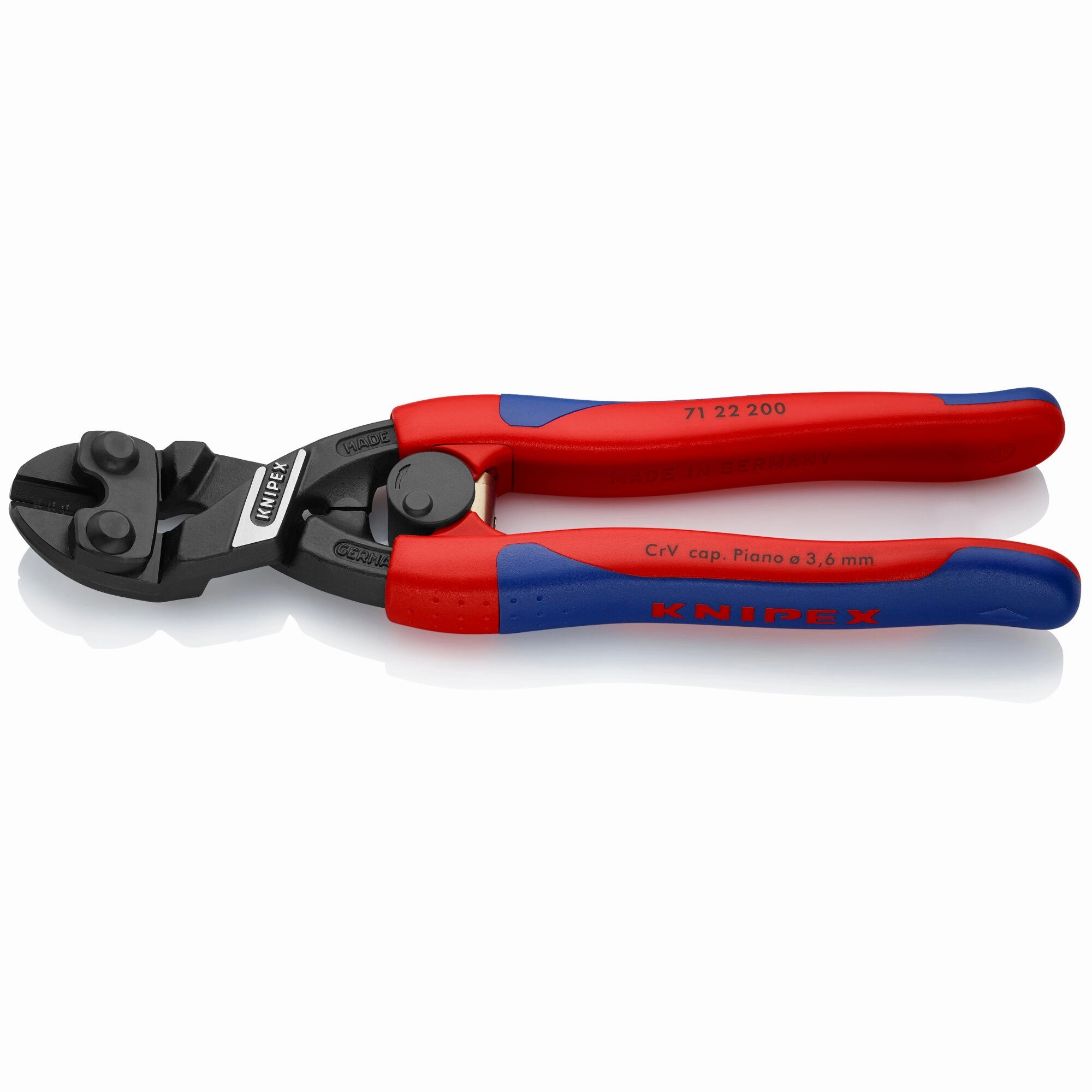 Knipex 71 22 200 SBA 8" CoBolt High Leverage 20 Angled Compact Bolt Cutters