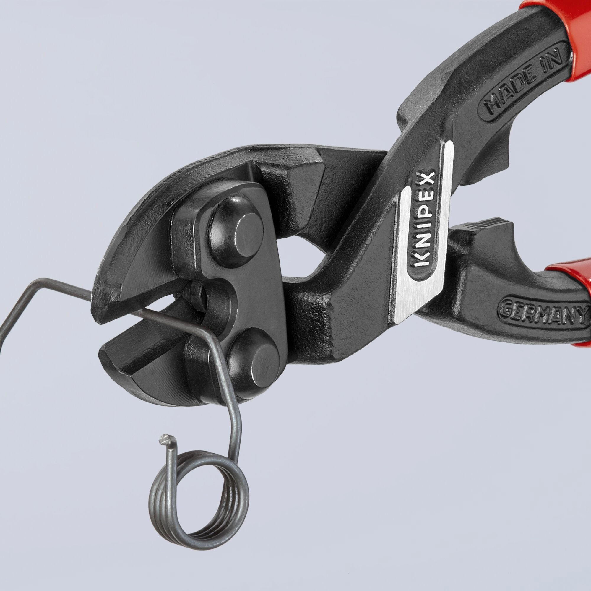 Knipex 71 41 200 8" CoBolt High Leverage 20 Angled Compact Bolt Cutters-Notched Blade