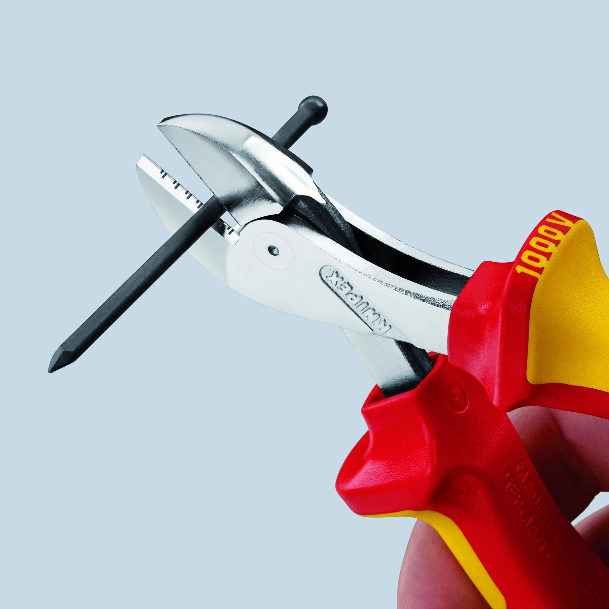 Knipex 73 06 160 6 1/4" X-Cut Compact Diagonal Cutters-1000V Insulated