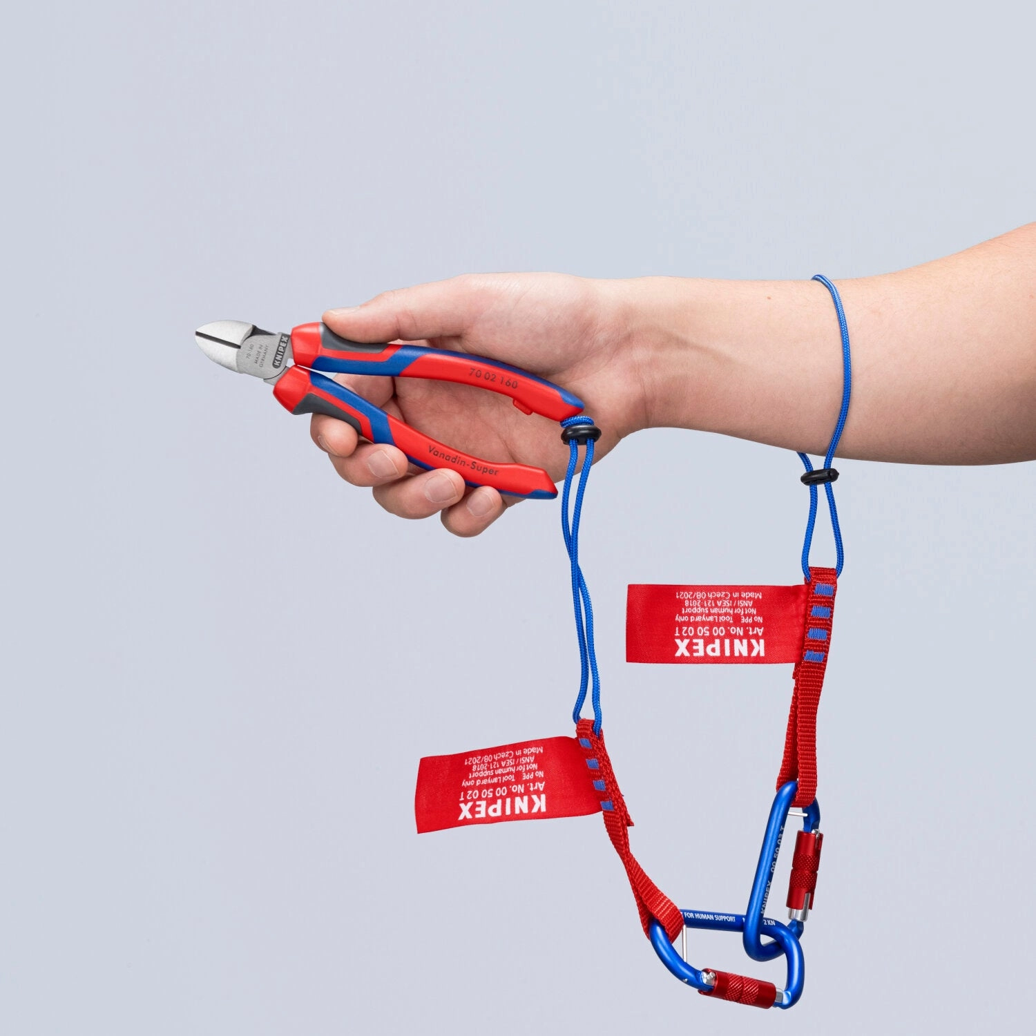 Knipex 74 22 200 SBA KnipeXtend 8" High Leverage 12 Angled Diagonal Cutters