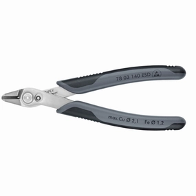 Knipex 78 03 140 ESD 5 1/2" Electronics Super Knips XL-ESD Handles