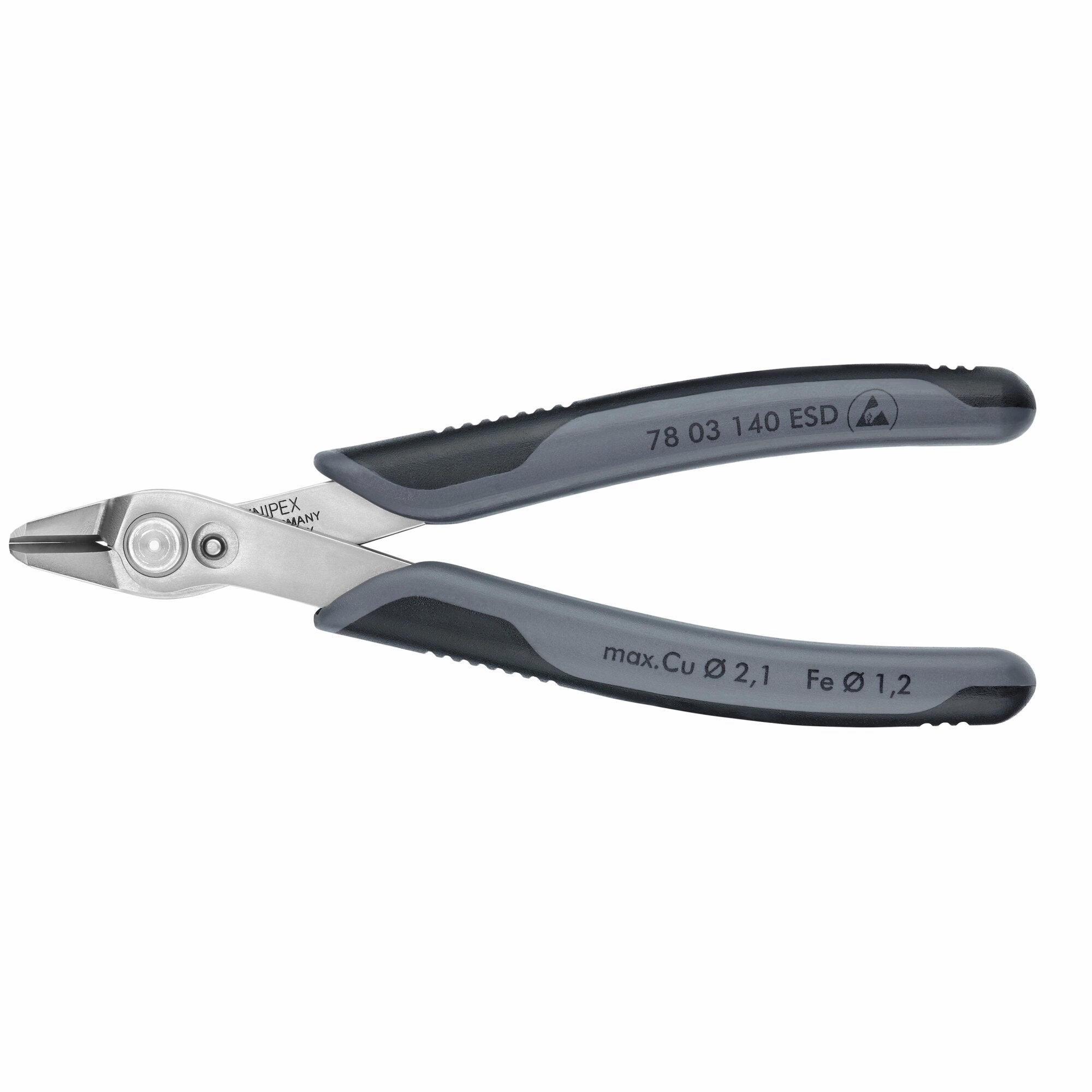 Knipex 78 03 140 ESD 5 1/2" Electronics Super Knips XL-ESD Handles