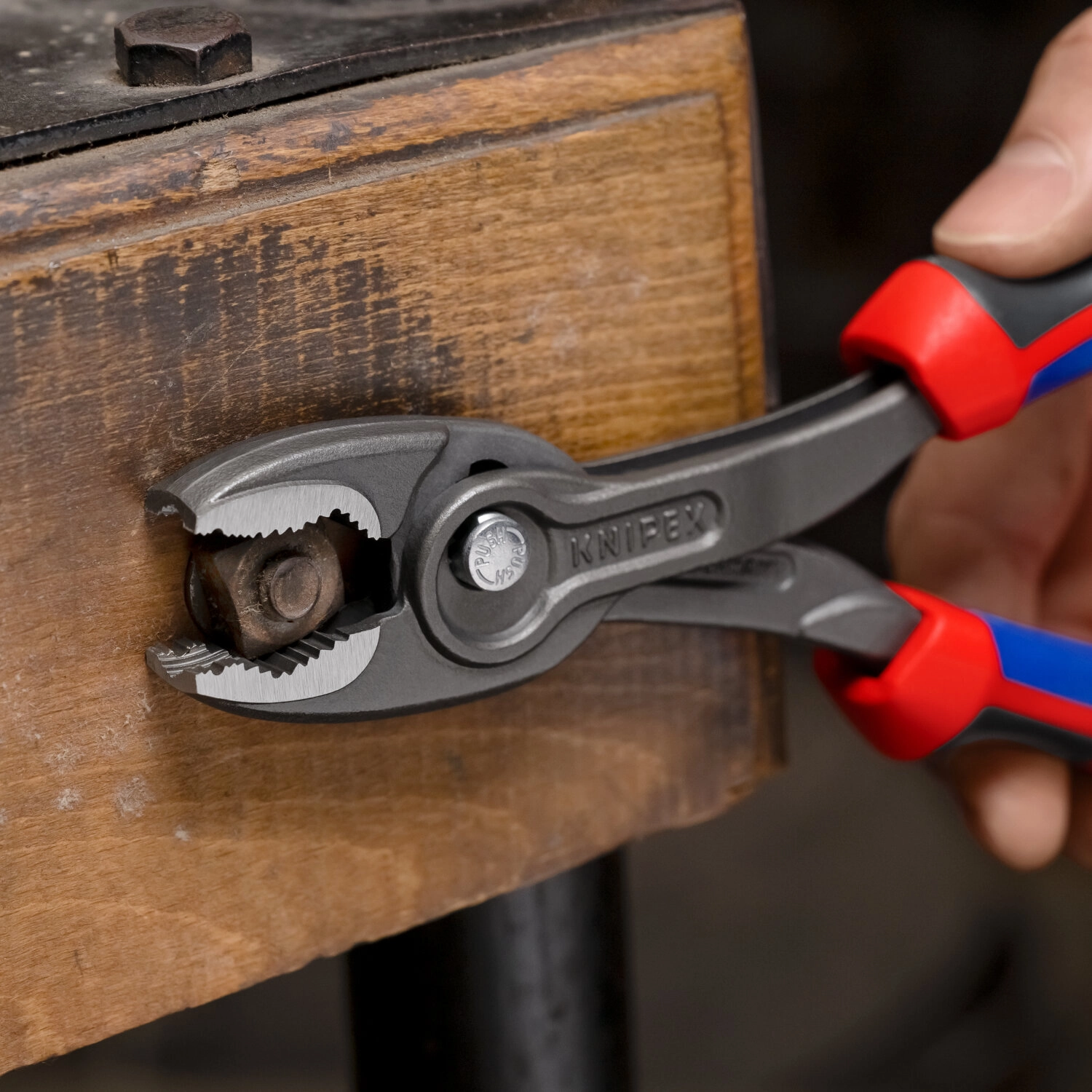 Knipex 82 02 200 SBA KnipeXtend Twin Grip Pliers, 8"