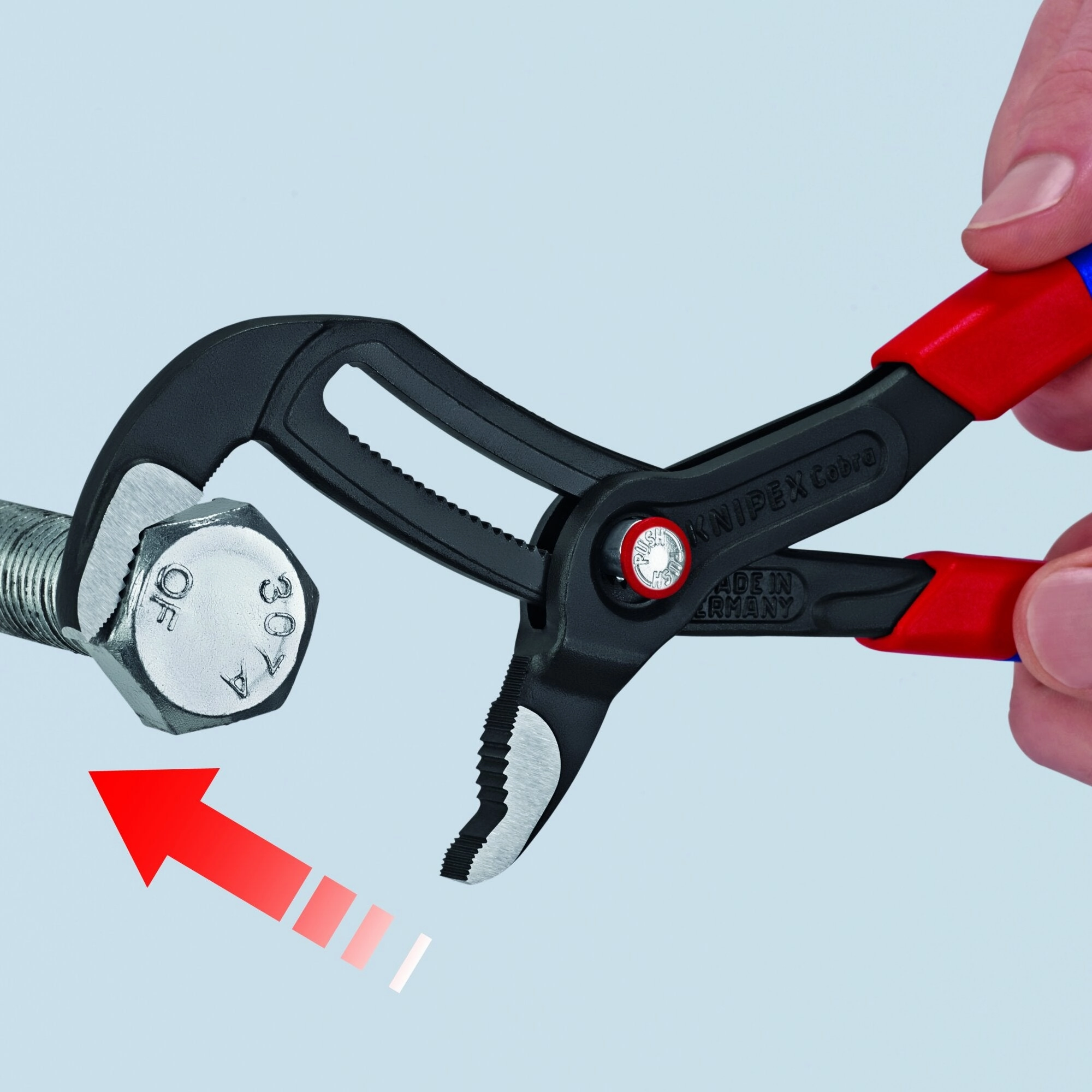 Knipex 87 21 250 10" Cobra QuickSet Water Pump Pliers