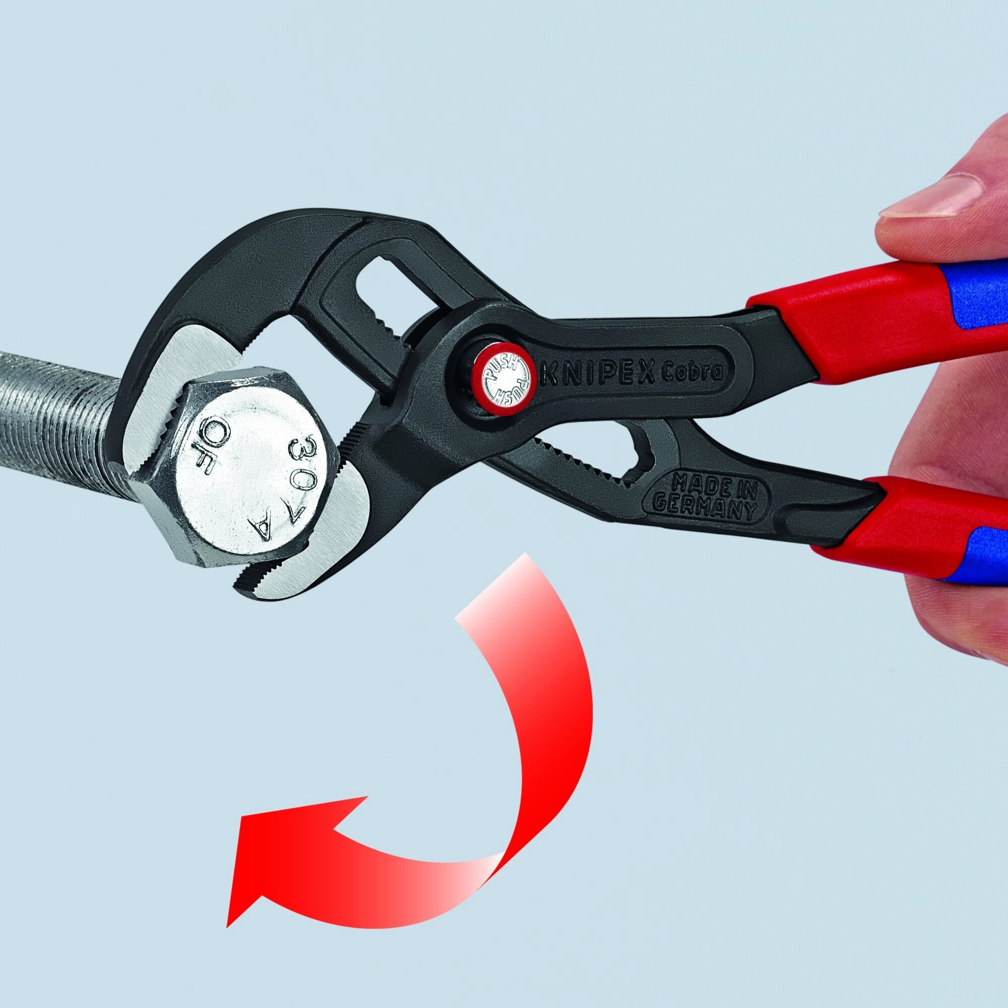 Knipex 87 21 250 10" Cobra QuickSet Water Pump Pliers