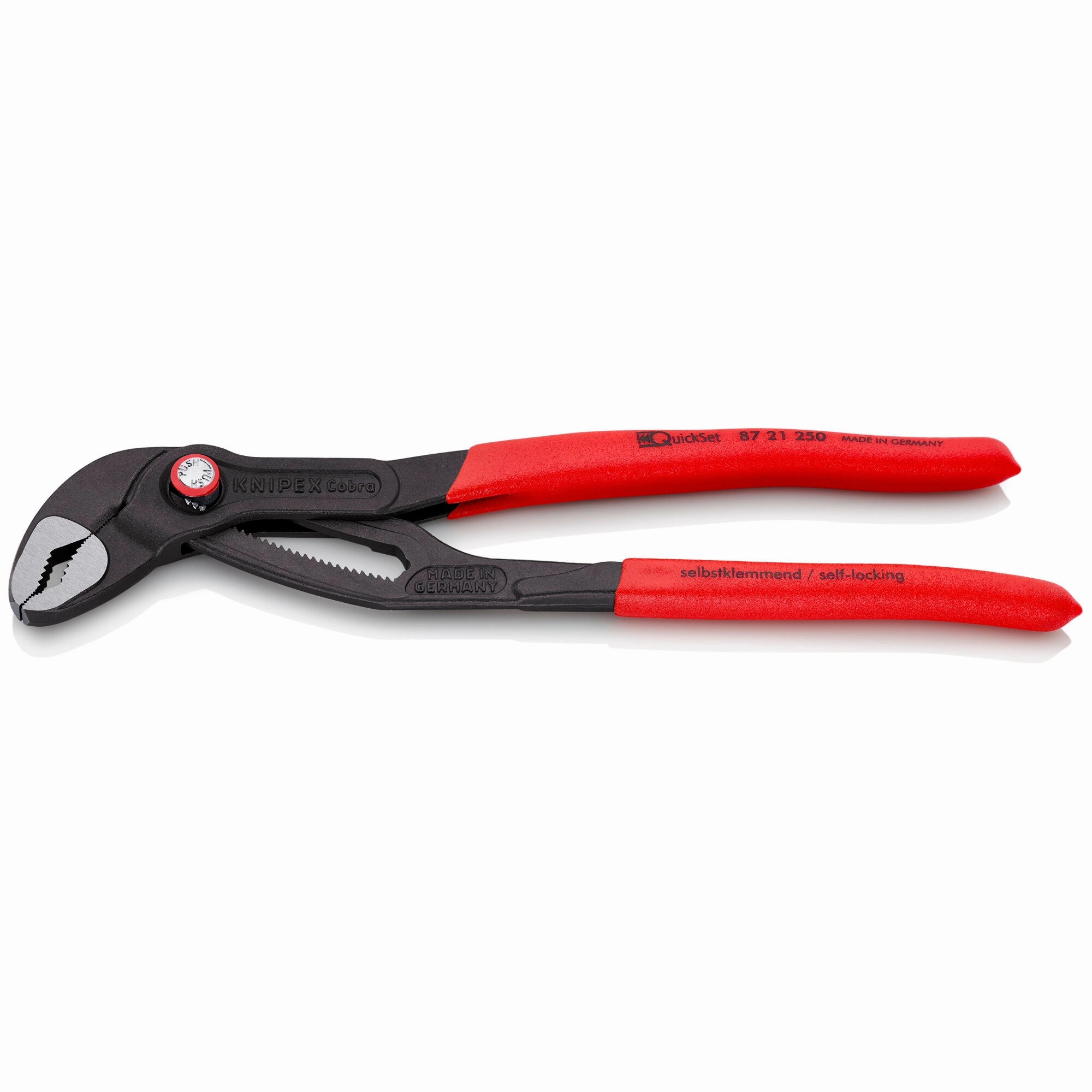 Knipex 87 21 250 SBA 10" Cobra QuickSet Water Pump Pliers