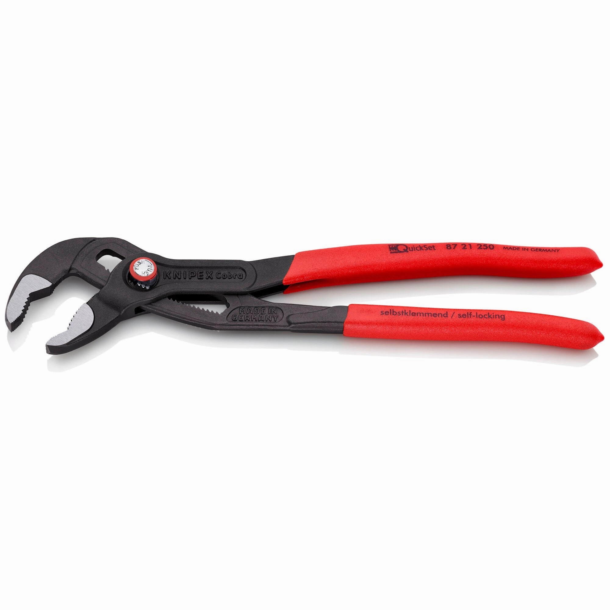 Knipex 87 21 250 SBA 10" Cobra QuickSet Water Pump Pliers