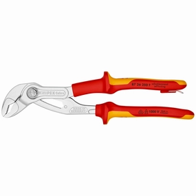 Knipex 87 26 250 T 10" Cobra High-Tech Water Pump Pliers-1000V Insulated-Tethered Attachment