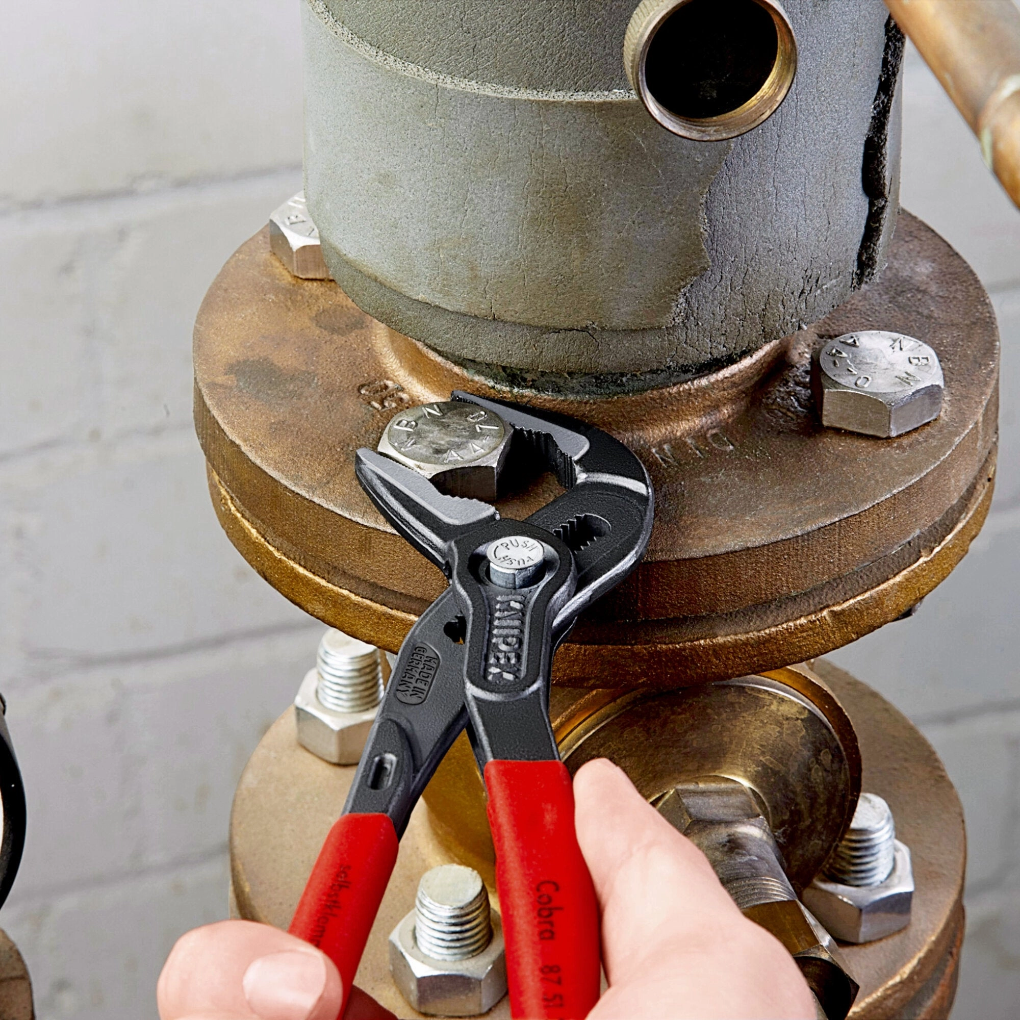Knipex 87 51 250 10" Cobra Extra-Slim (ES) Water Pump Pliers