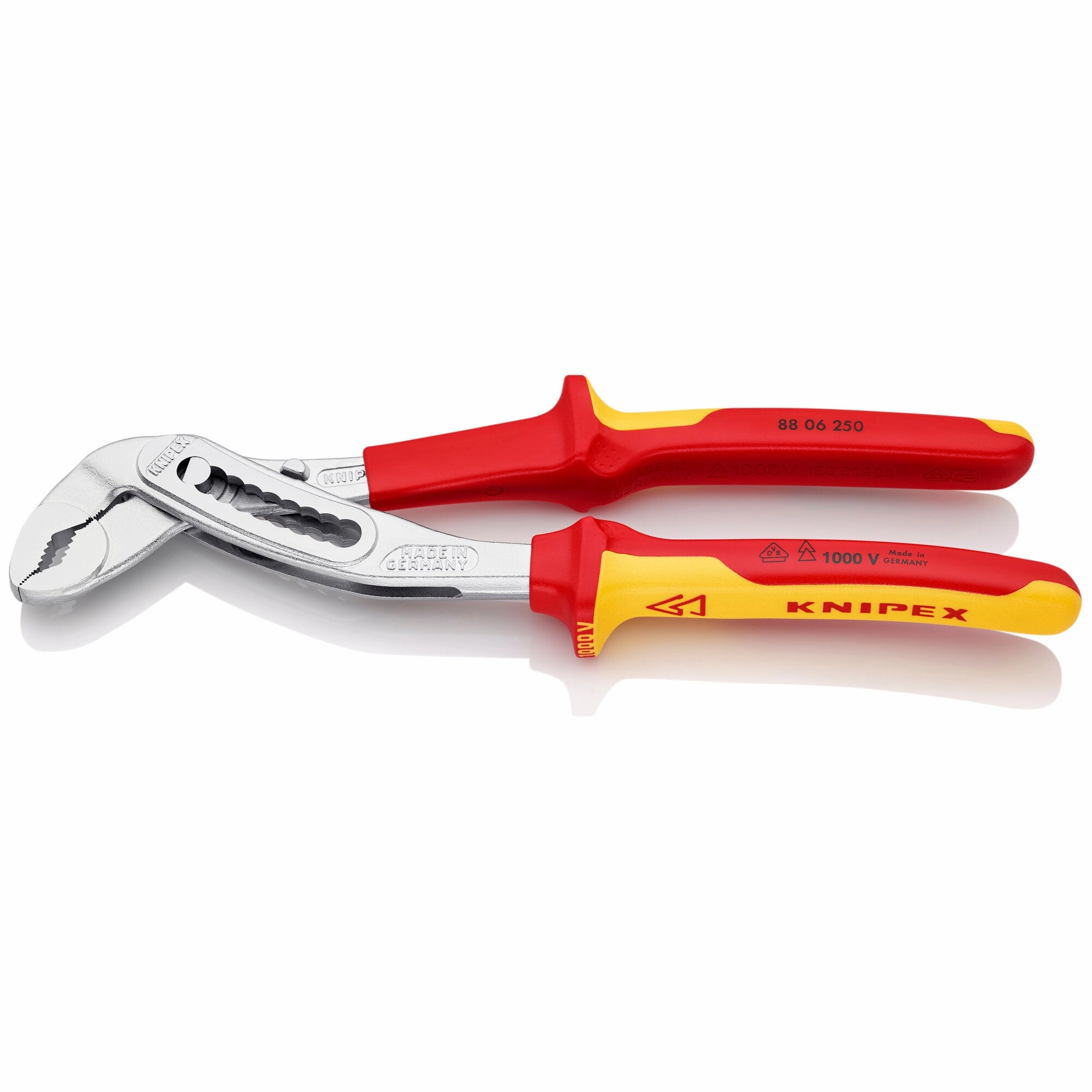 Knipex 88 06 250 10" Alligator Water Pump Pliers-1000V Insulated