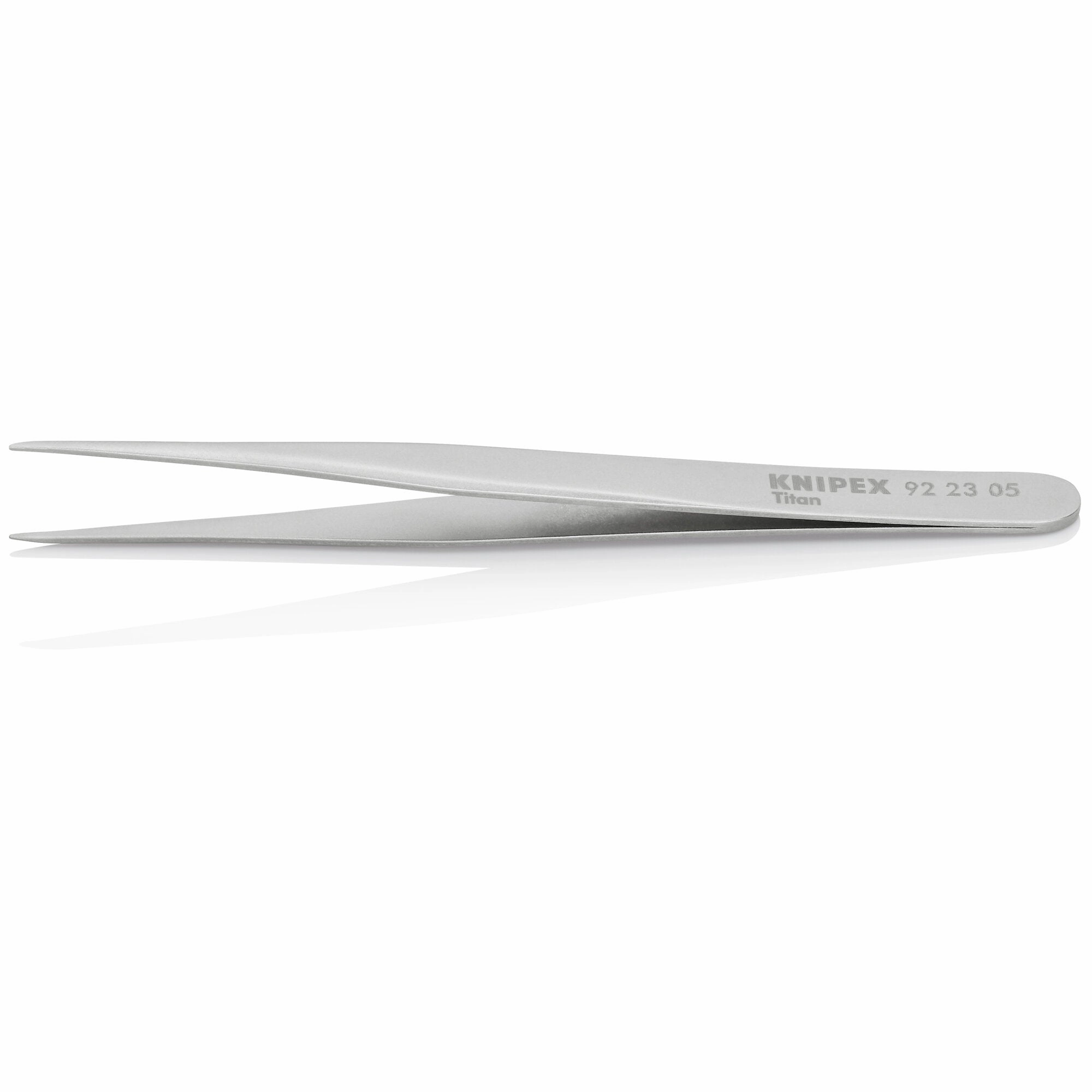 Knipex 92 23 05 4 3/4" Titanium Gripping Tweezers-Pointed Tips