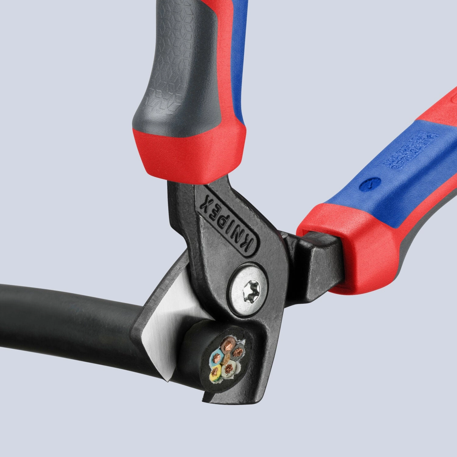 Knipex 95 12 160 KnipeXtend StepCut Cable Shears, 6 1/4"