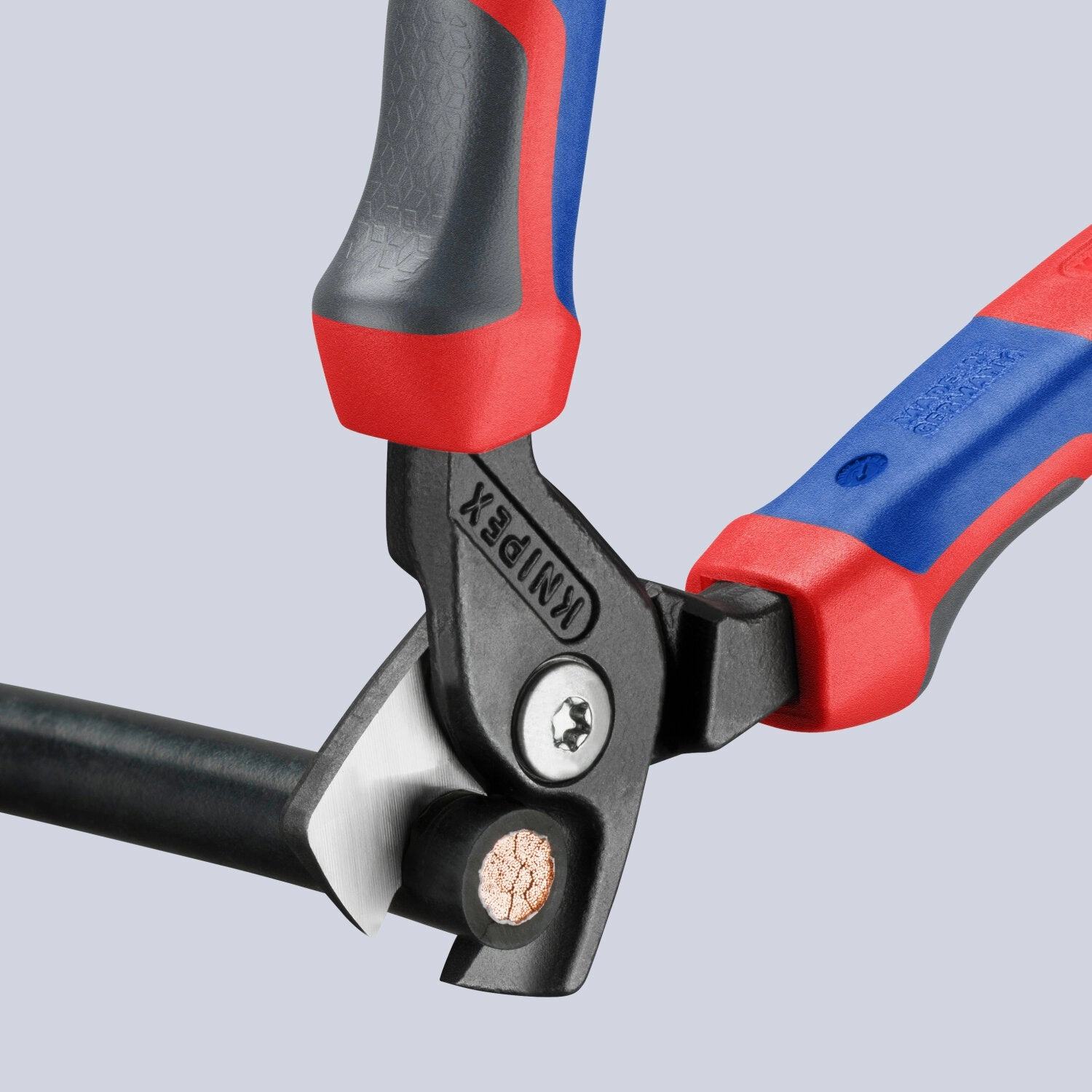 Knipex 95 12 160 KnipeXtend StepCut Cable Shears, 6 1/4"