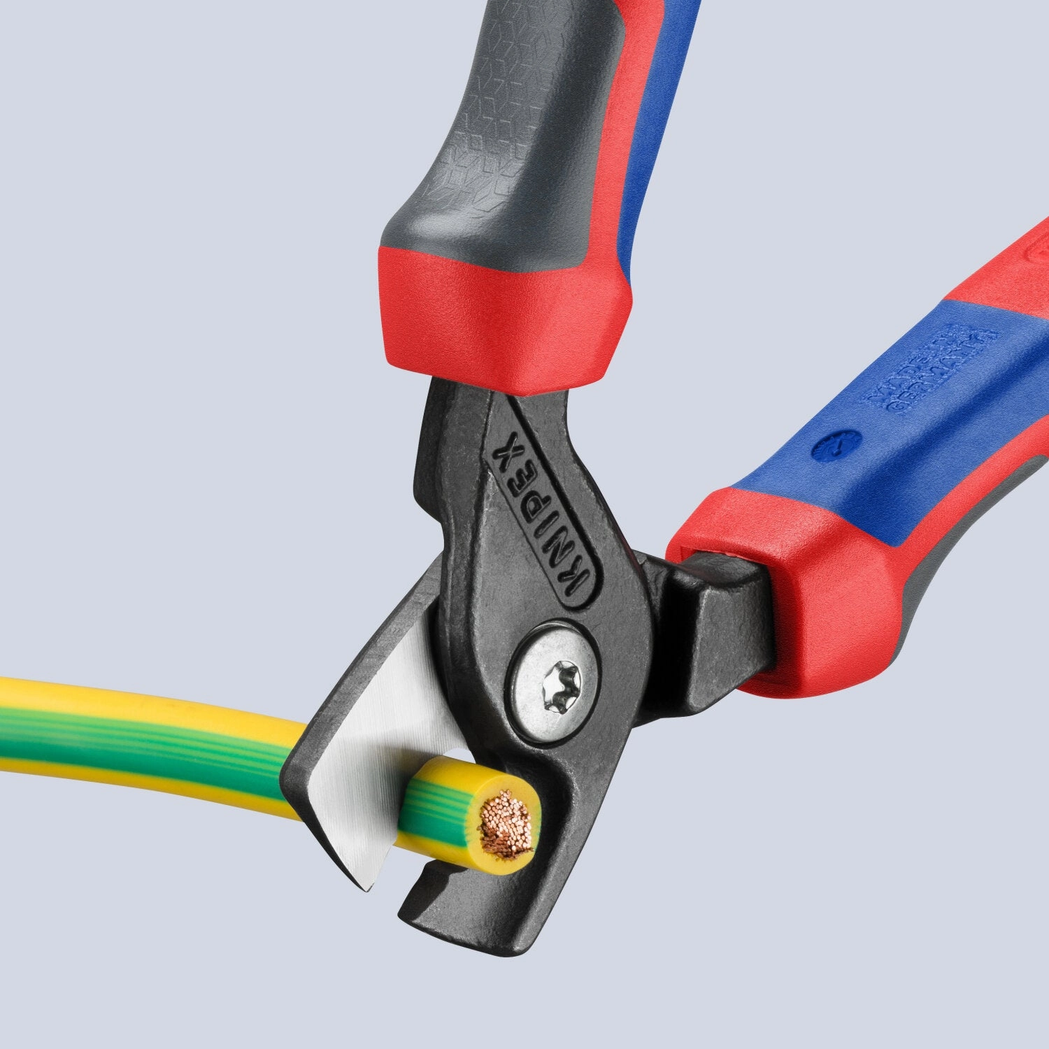 Knipex 95 12 160 KnipeXtend StepCut Cable Shears, 6 1/4"