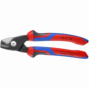 Knipex 95 12 160 KnipeXtend StepCut Cable Shears, 6 1/4"