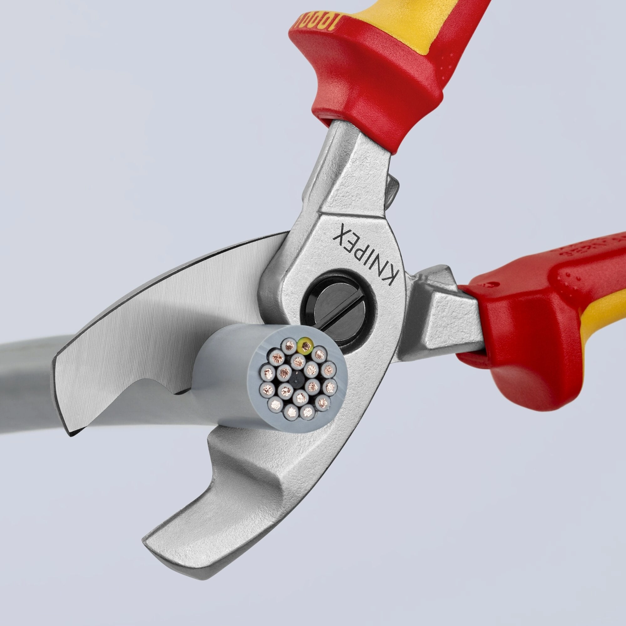 Knipex 95 16 200 8" Cable Shears-1000V Insulated