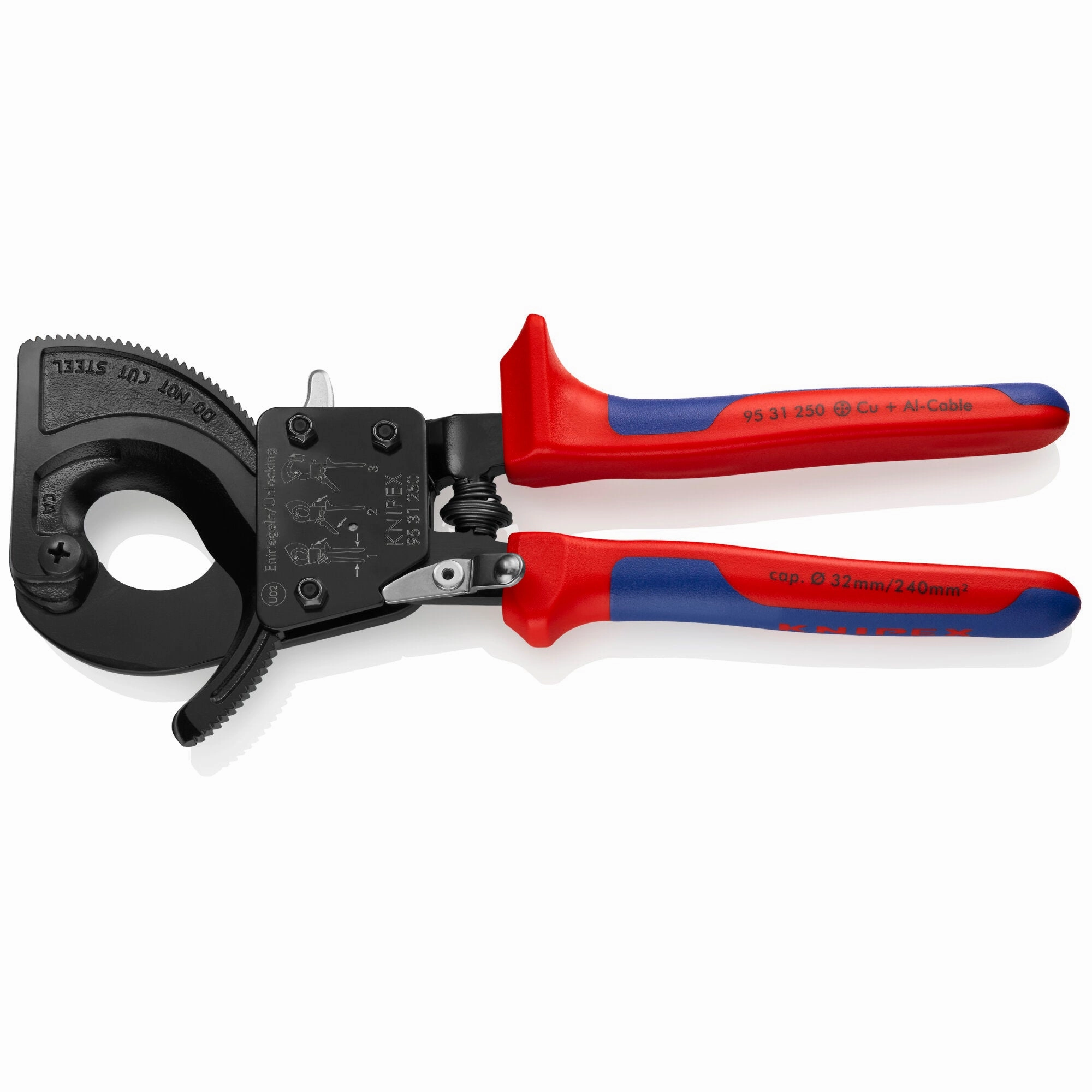 Knipex 95 31 250 SBA 10" Ratcheting Cable Cutters