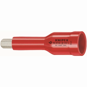 Knipex 98 49 08 1/2" Drive 8 mm Hex Socket-1000V Insulated
