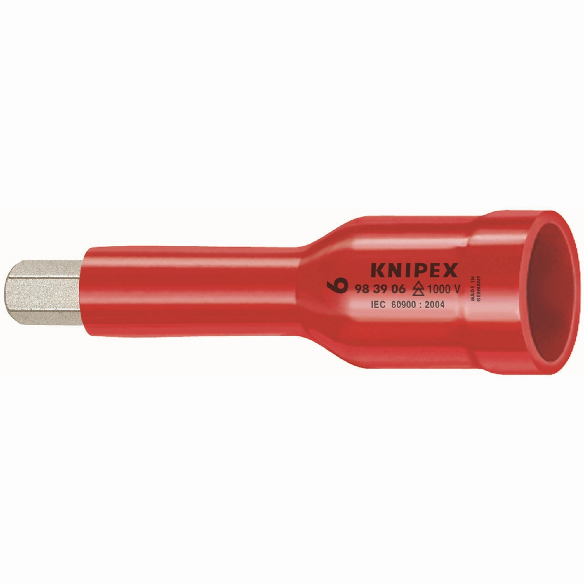 Knipex 98 49 08 1/2" Drive 8 mm Hex Socket-1000V Insulated