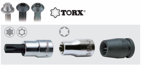 Ko-Ken 13025.50-T40 3/8 Sq. Dr. Bit Socket TORX T40 Length 50mm