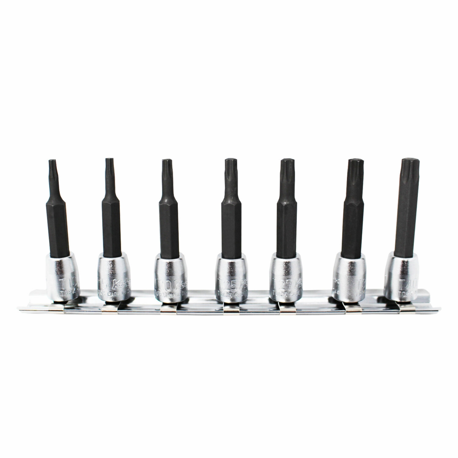 Ko-ken RS2025/7-L50 7 Piece 1/4" Sq. Dr. 50mm TORX Bit Socket Set T10-T40