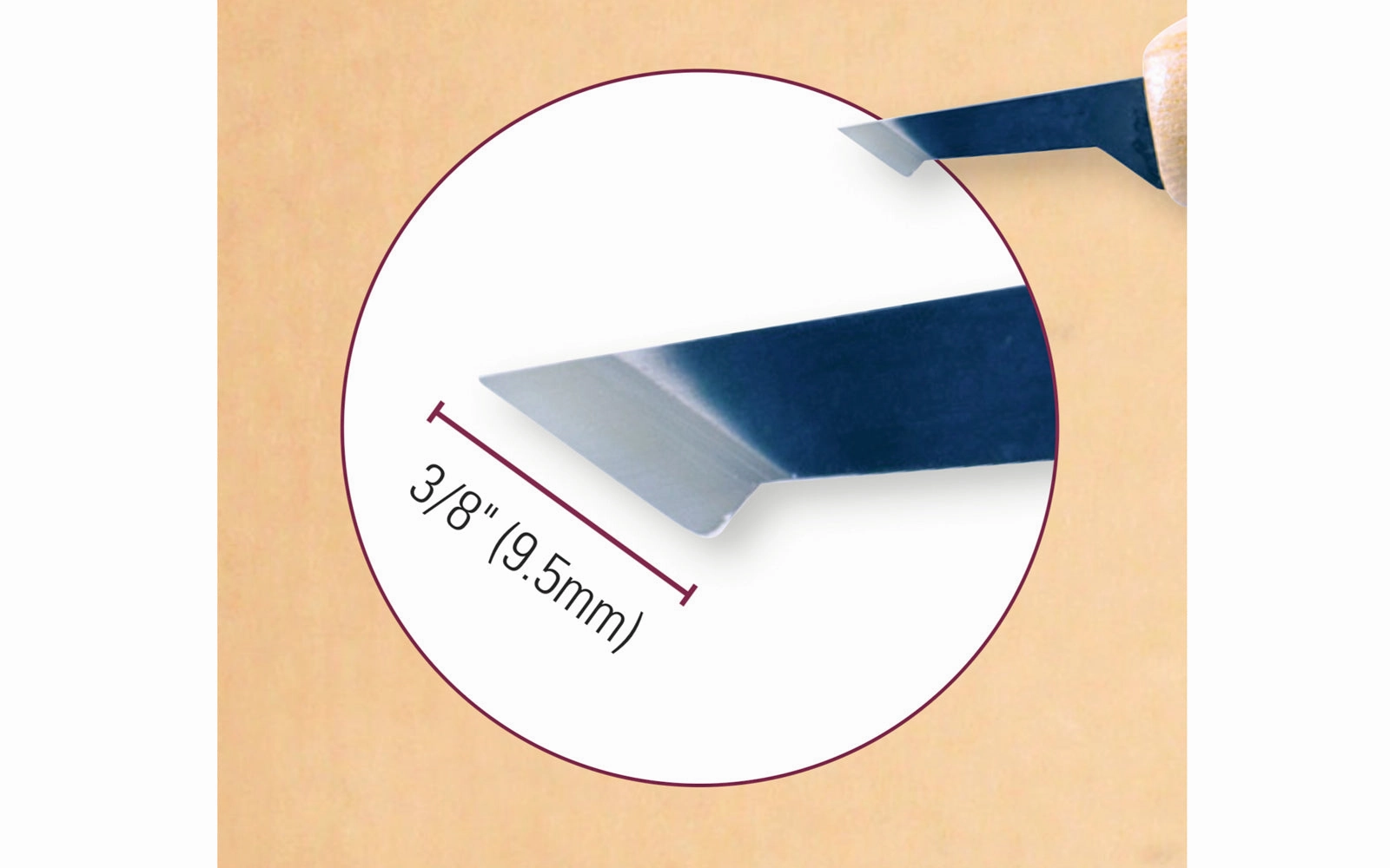 Mini-Detail Skew Carving Knife