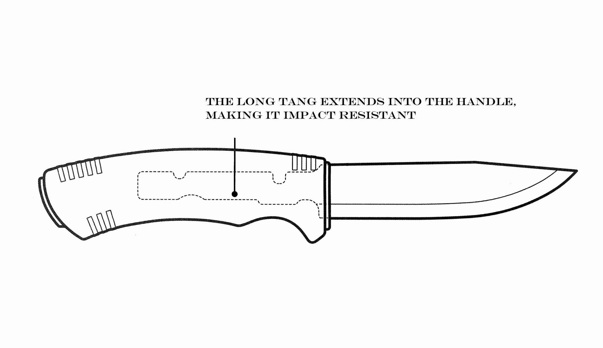 Mora Bushcraft Black Carbon Steel Knife