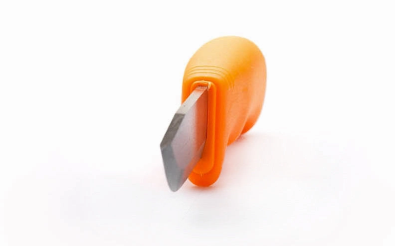 Mora Stainless Steel Bushcraft Knife ~ Visible Orange Handle