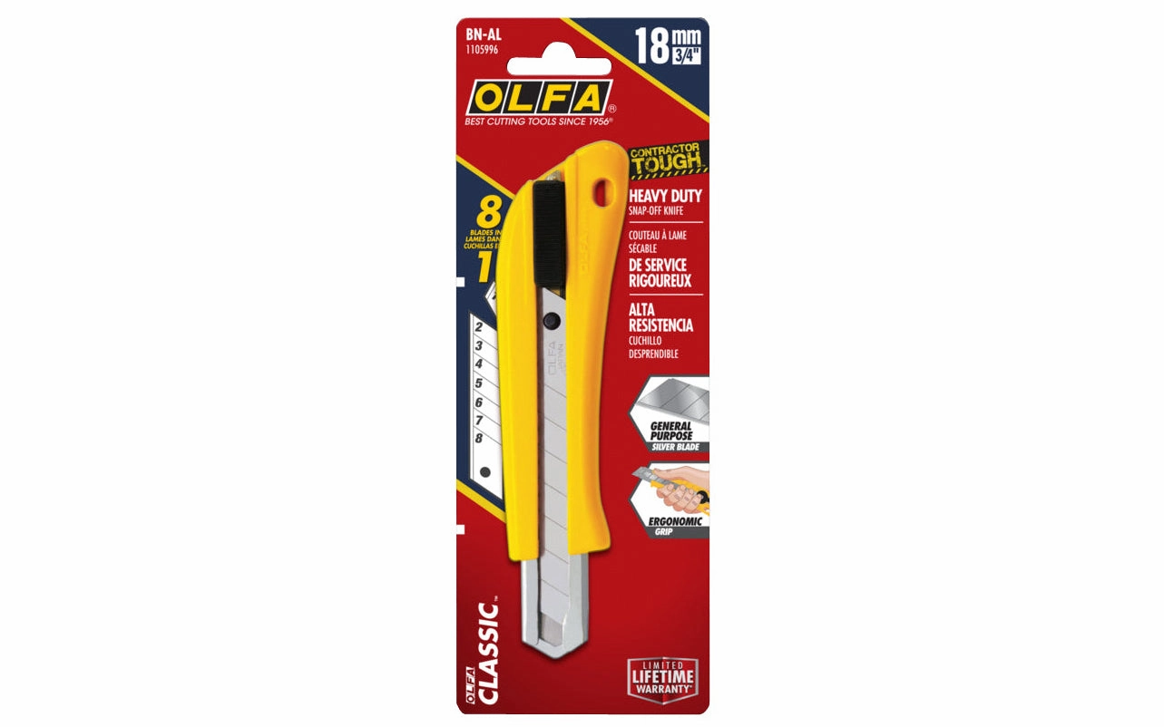 Olfa "BN-AL" Utility Knife - 18 mm Blade
